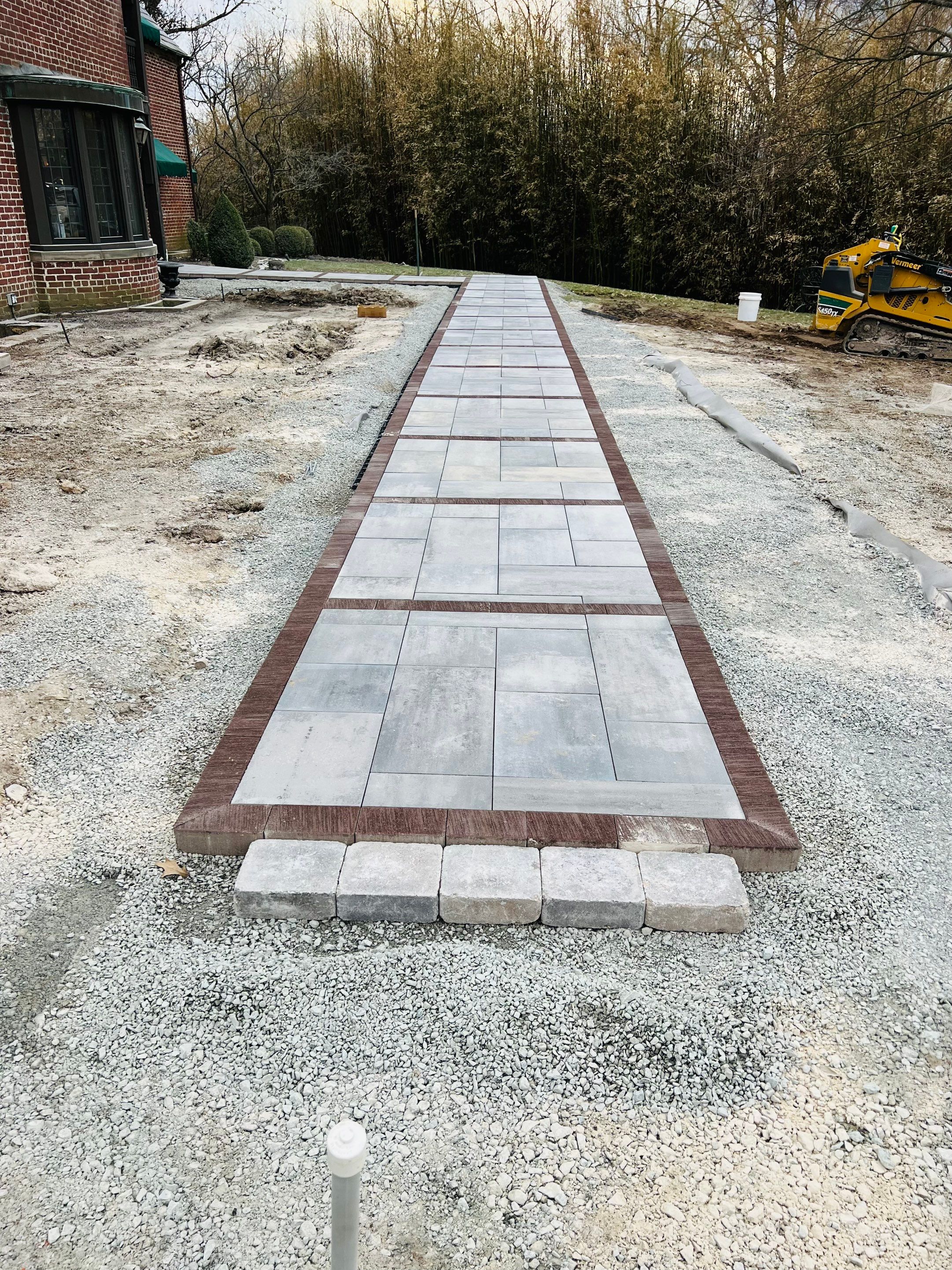 Hardscape Design & Install using Unilock Products by Reisenberg’s Lawn & Landscape, LLC