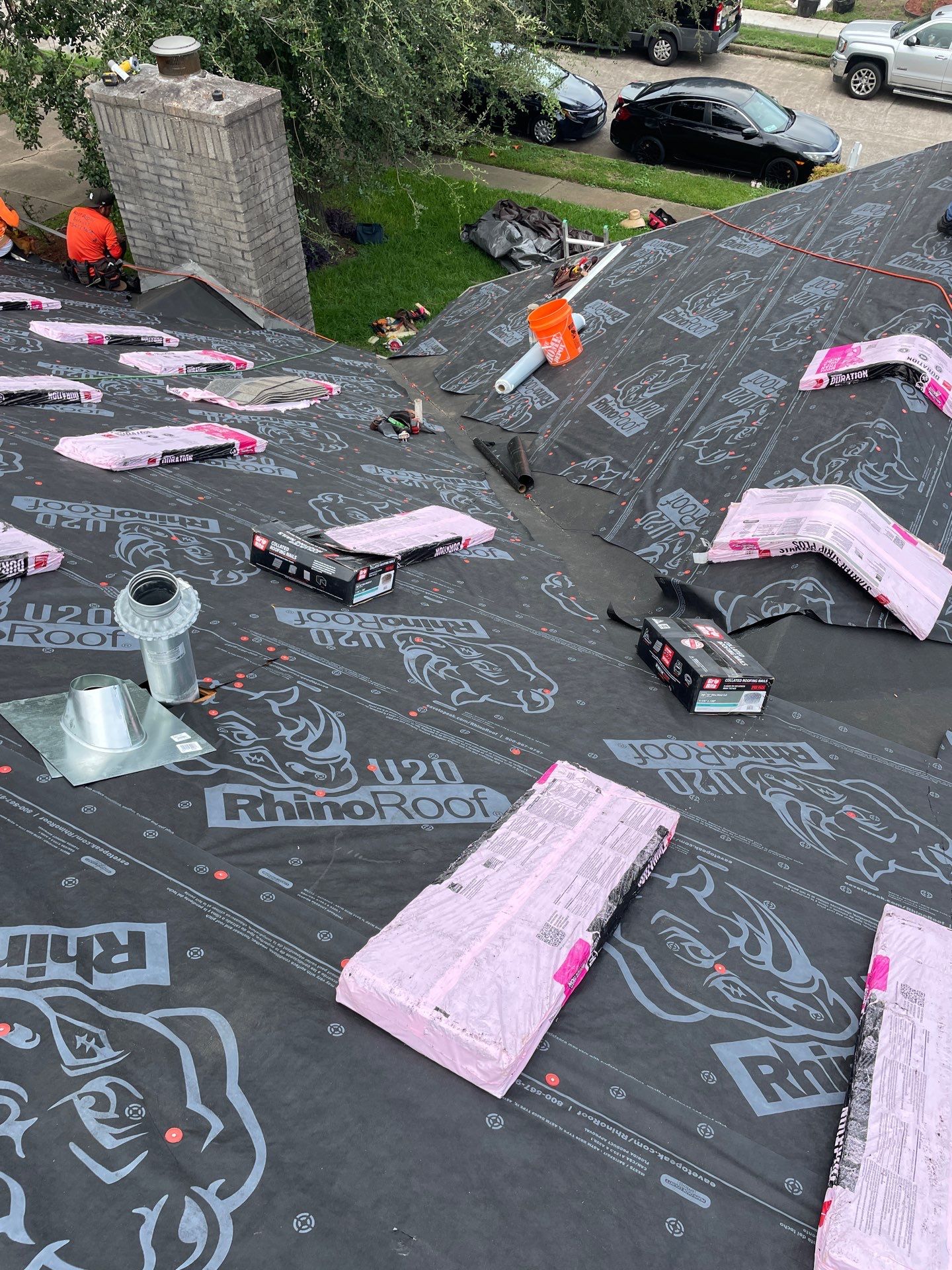 Residential Roofing Repair using Owen's Corning Duration (Lifetime) Shingles by Roof Repair Company