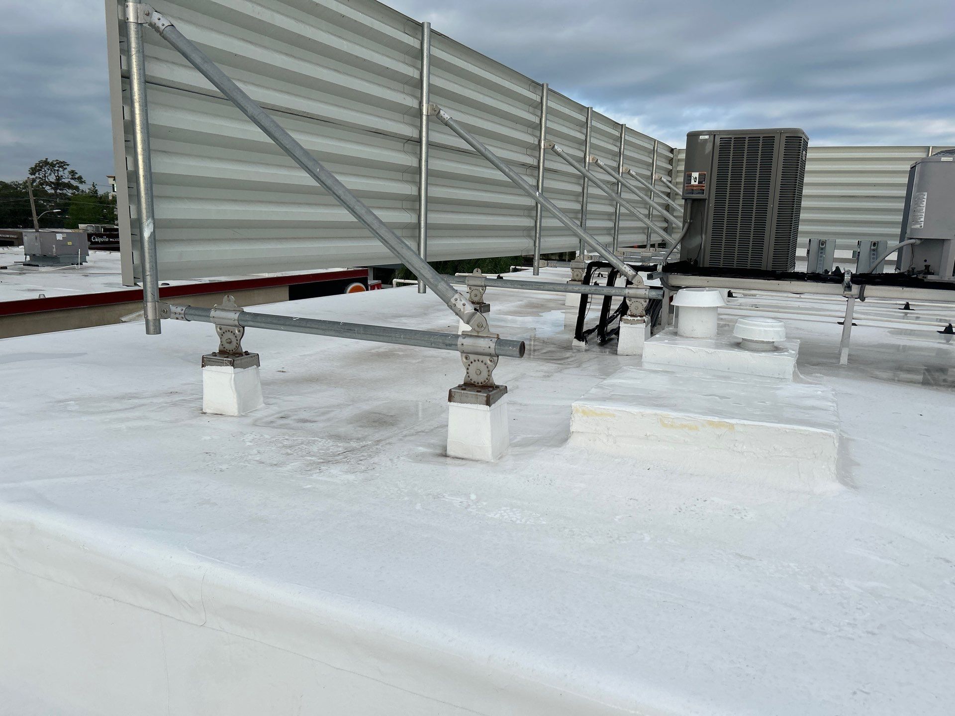 Kiddie Academy - Roof Coating by Fiddlers Roofing