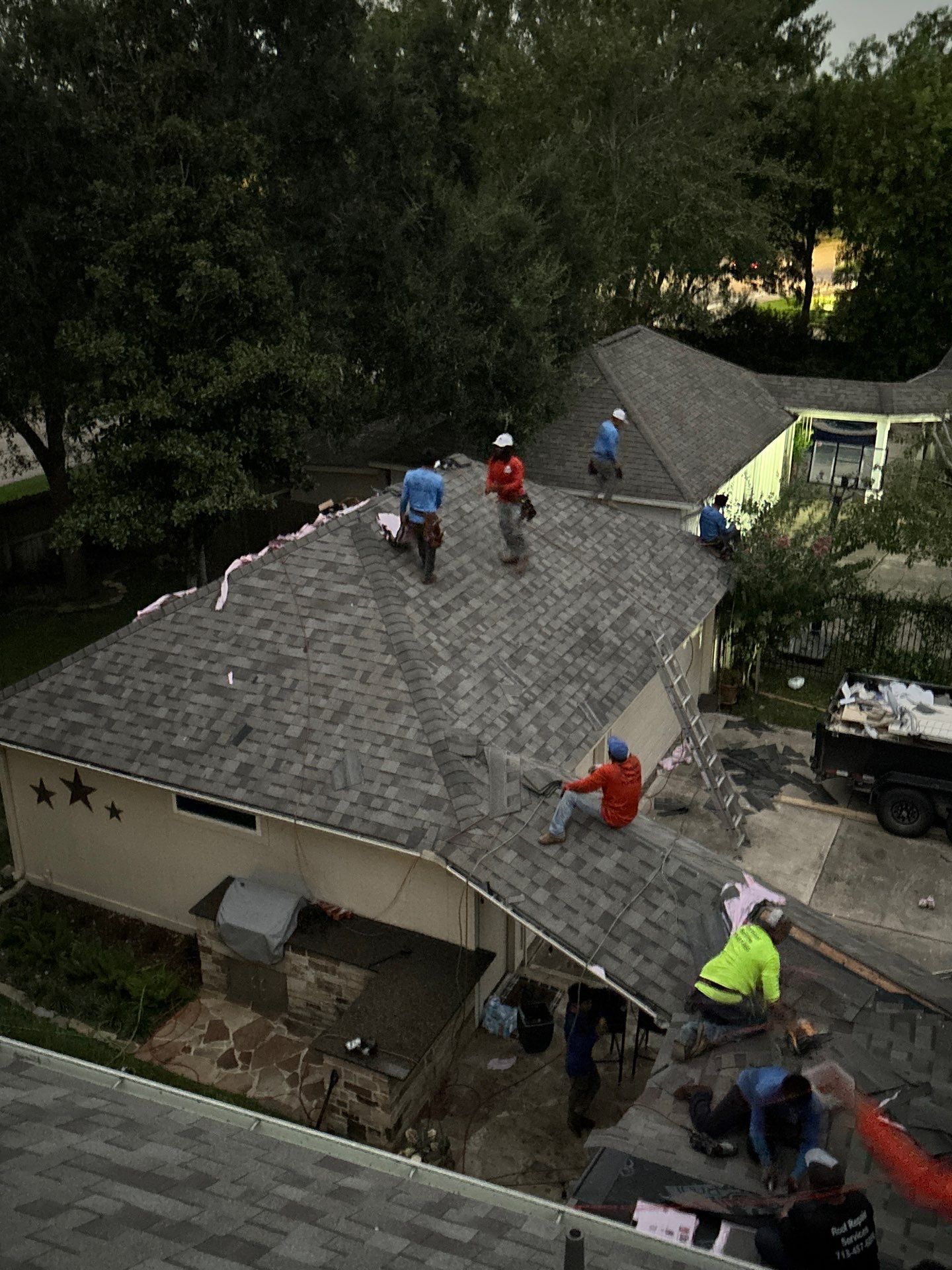 Residential Roofing Installation using Owen's Corning Duration (Lifetime) Shingles by Roof Repair Company