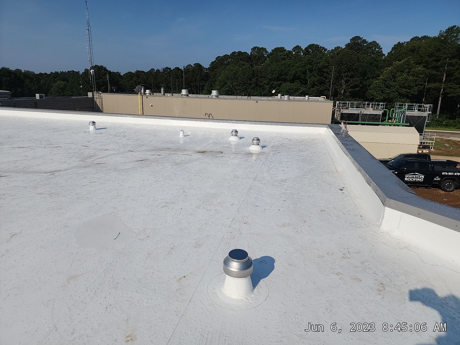 Choctaw Nation Hospital - Med Surg Building by Hostetler Roofing