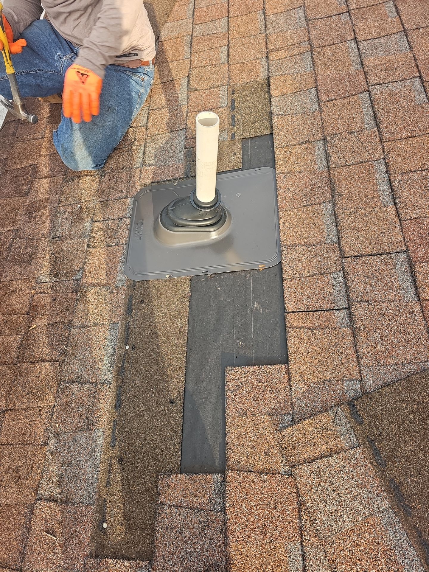 Roof Repair - Vent, Siding, and Chimney Flashing and Partial Roof Replacement by Winchester Roofing