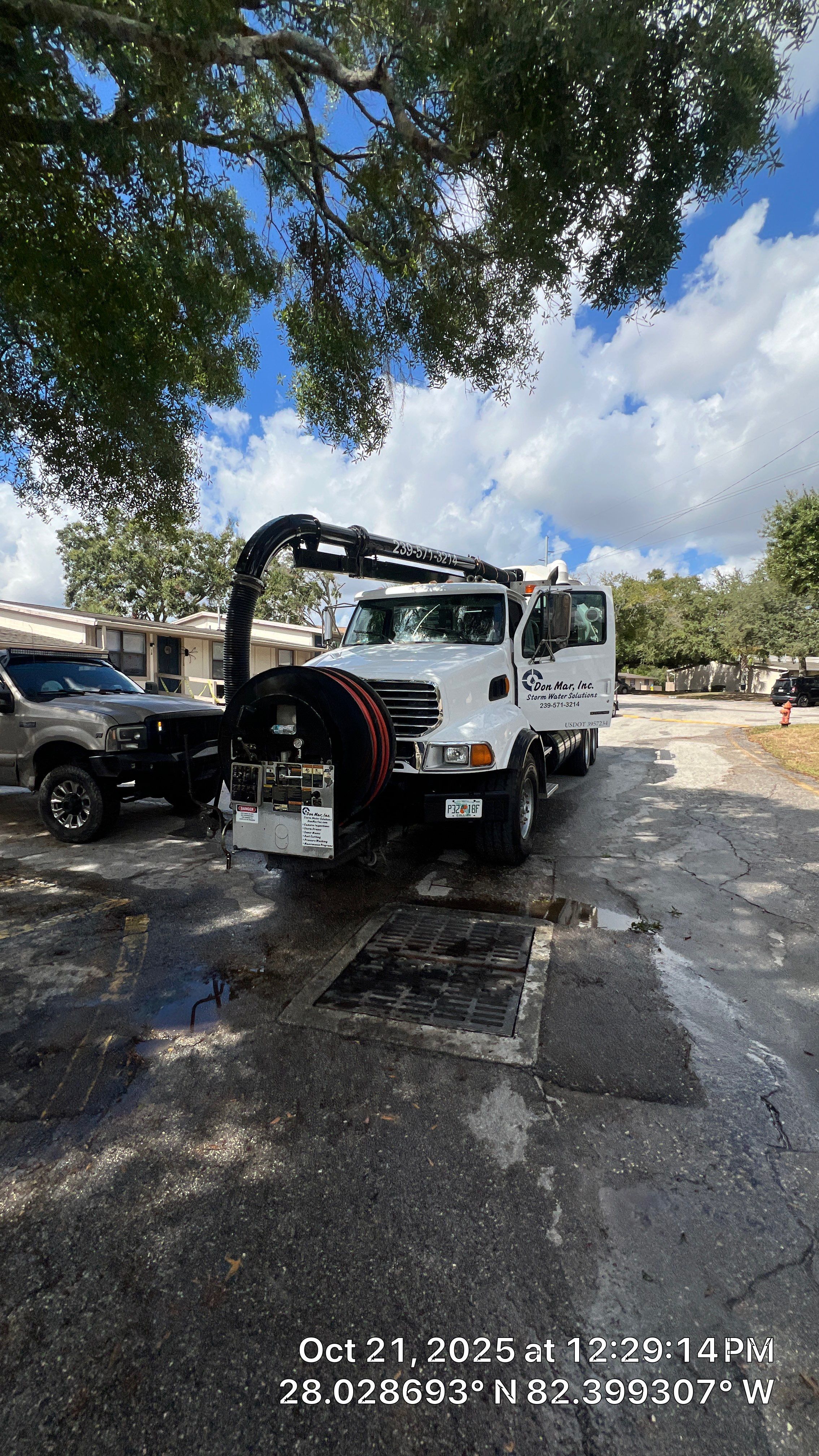 Apartment Complex Storm Water System Cleaning and Maintenance by Don Mar, Inc. Storm Water Solutions