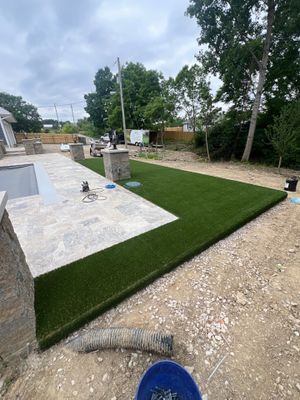 Pool side Lawn in Powell, OH
