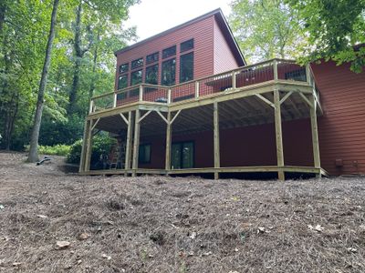Marietta, GA Two-Tier Wood Deck Rebuild 