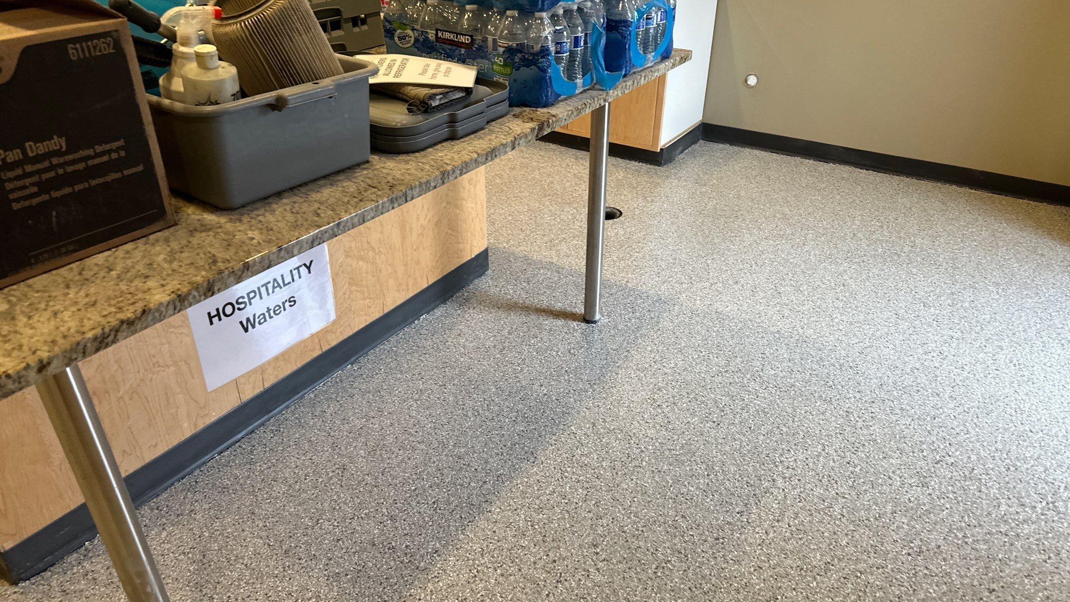Commercial Kitchen Floor Transformation using Mt Everest by Croc Coatings, LLC