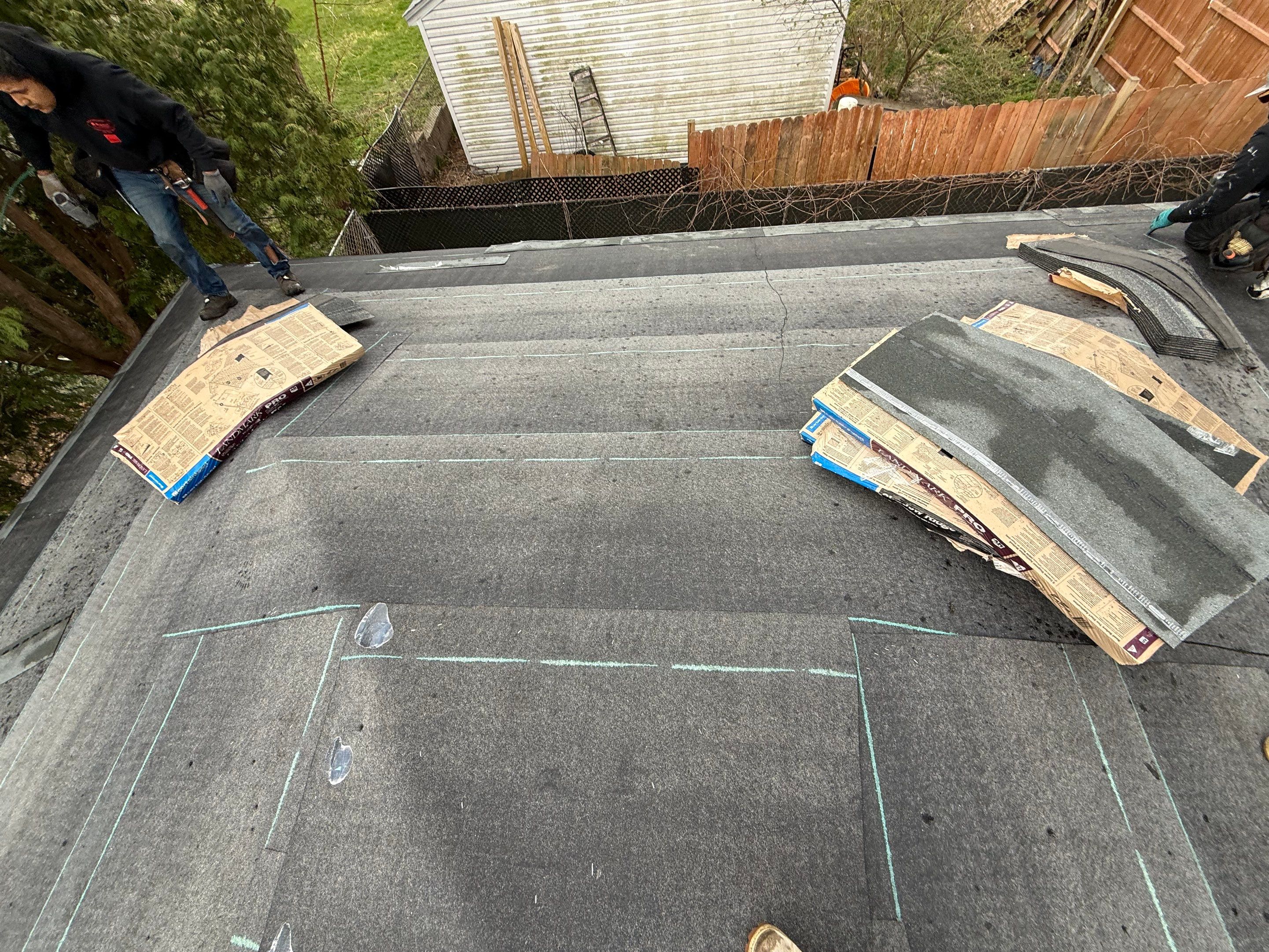 Project in Ferndale by Eave Roofing