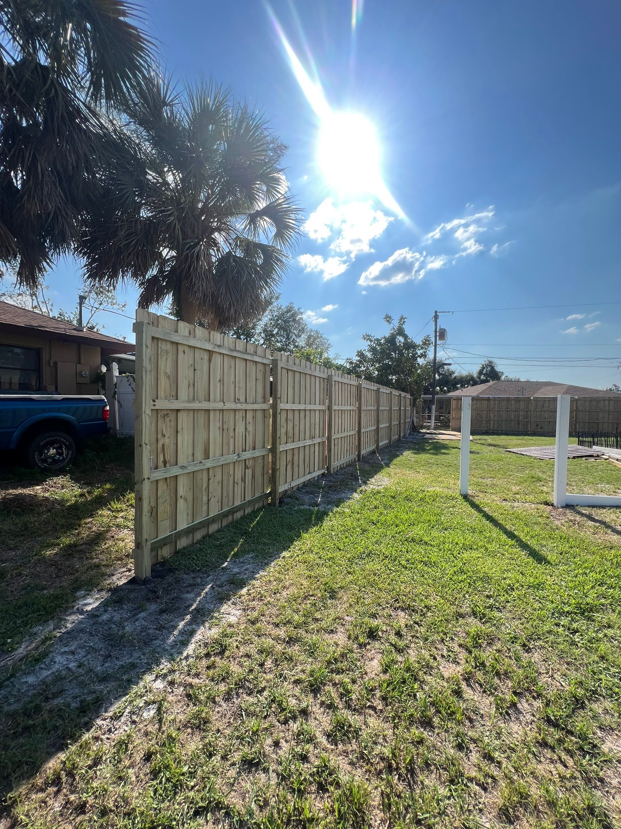 Wood Fence Installation using Board on Board Wood Fence by Asap fence and gates, LLC