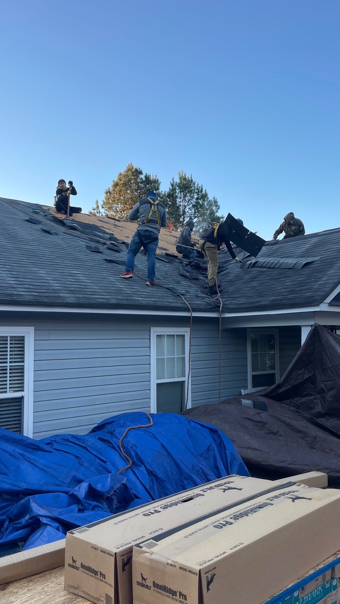 Roof replacement by hail damage by Just Brilliant Restoration JBR