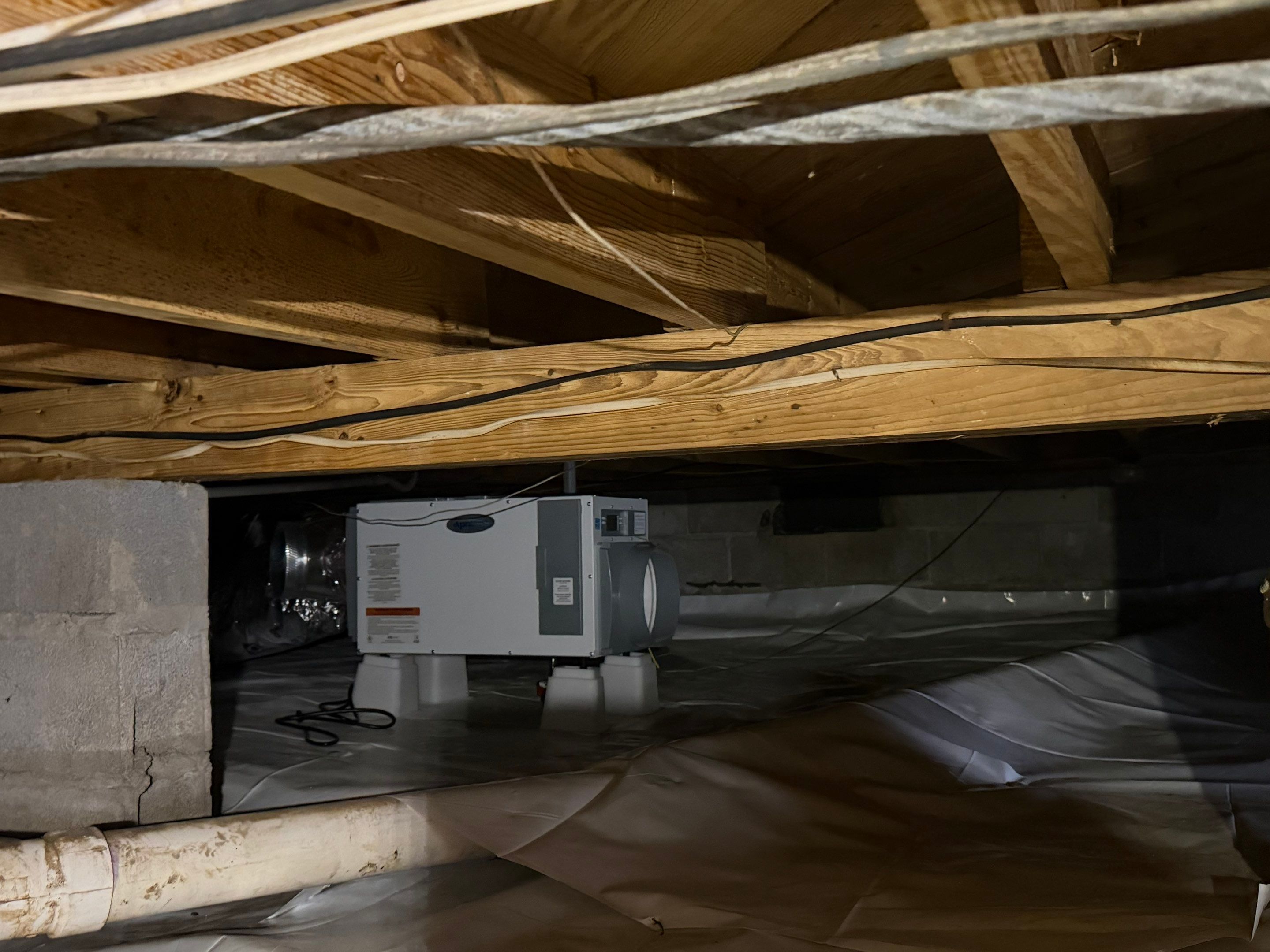 Project in Norfolk by Patriot Crawl Space Repairs
