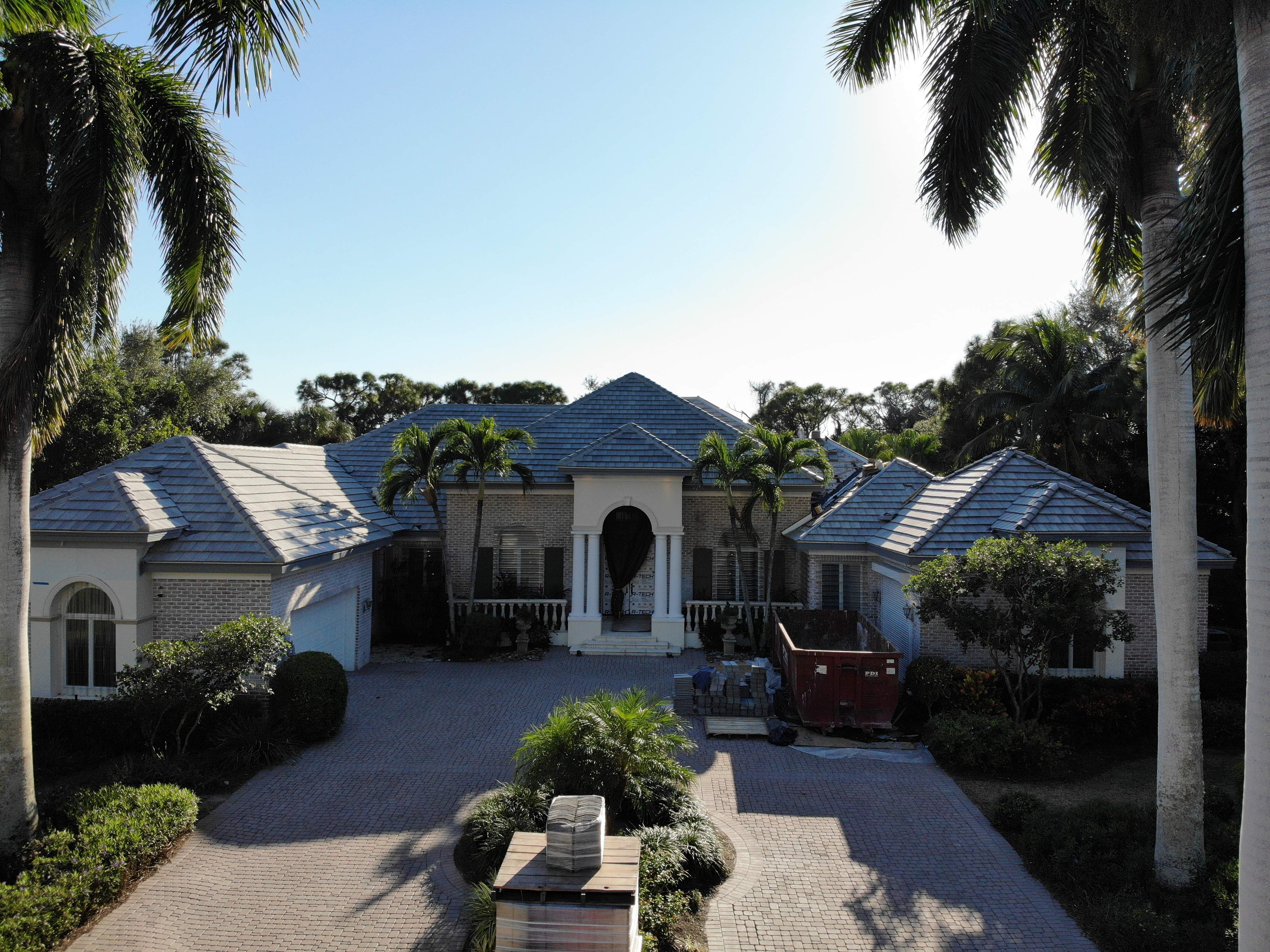 Residential Roofing Installation using Eagle Concrete Tile in Light Gray Range by International Roofing