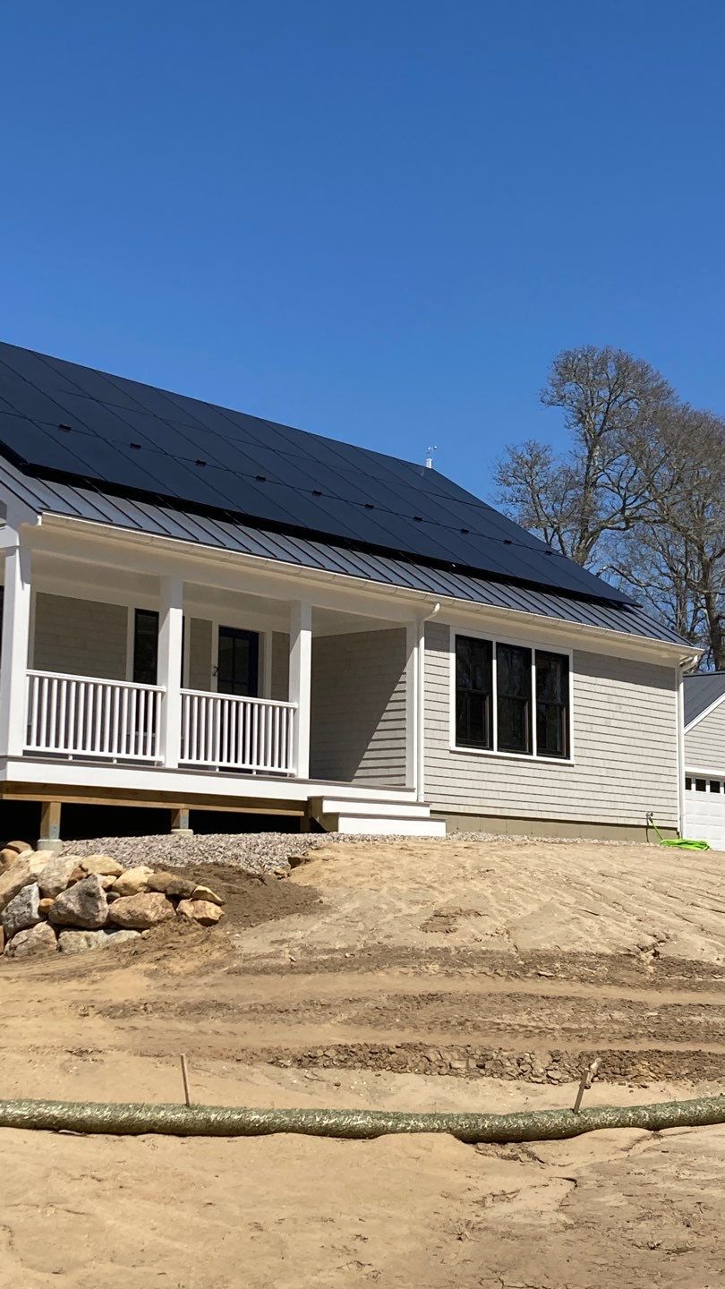 Gutter Installation using 6" Half Round Aluminum Gutter in Orleans, MA by Gutter Pro Enterprises