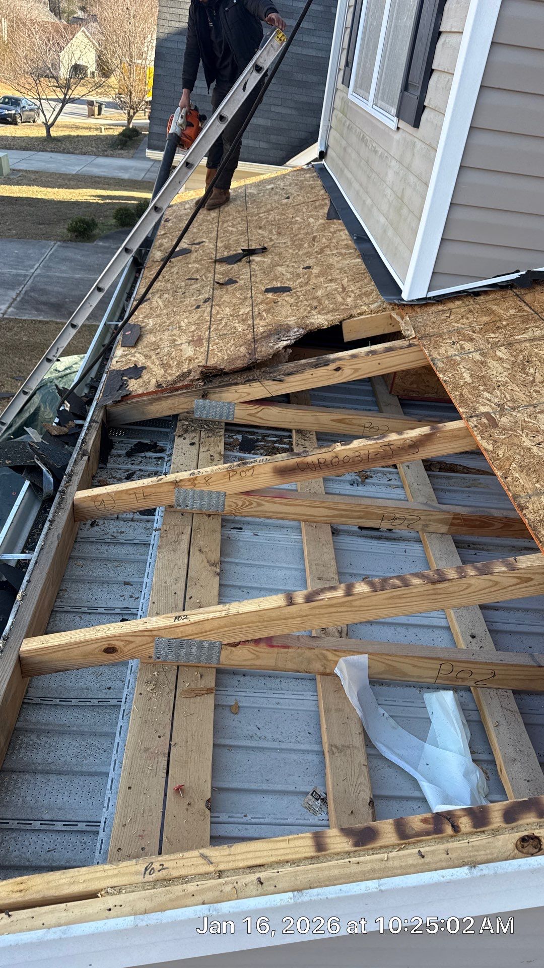 Roof replacement by hail and wind damage by Just Brilliant Restoration JBR