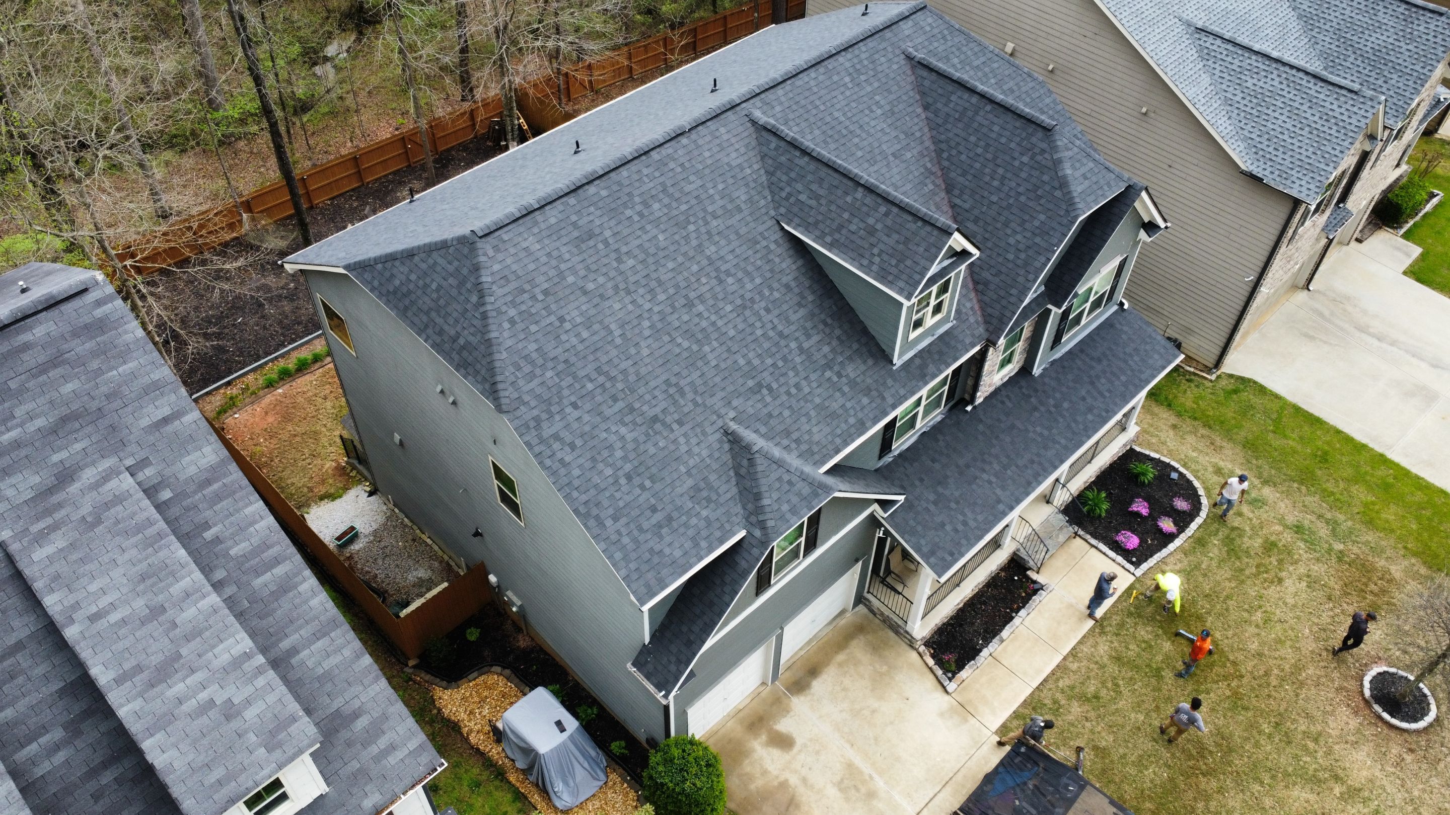Cumming, GA Roof Replacement CertainTeed Landmark Charcoal Black by Reset Roofing