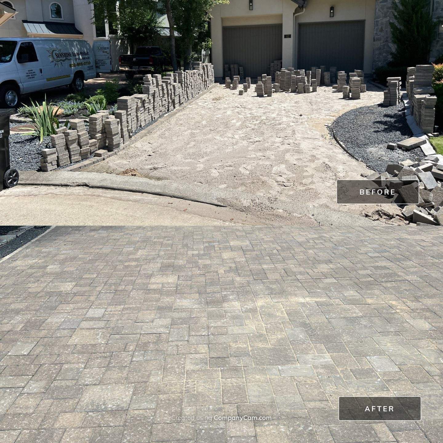 🚧 Mr. Barnes’ Driveway Makeover – Built the Right Way When Mr. Barnes reached out, his paver driveway was sinking and shifting—just two years after the house was built. The root cause? The builder skipped a stable base and didn’t plan for downspout drainage under the driveway. Without proper support, water had been slowly washing away the foundation. That’s where Alejandro and the Texas Urban Team came in to make it right. 🔹 What We Did: ✅ Demolition – Removed the unstable foundation and failing sections of the driveway. ✅ Base Rebuild – Installed a new compacted limestone and granite foundation to give the pavers long-term strength. ✅ Downspout Drainage Integration – Ran a PVC line under the driveway to carry roof runoff away, protecting the base from erosion. ✅ Paver Reinstallation – Carefully laid new pavers using Keystone-certified methods for a precise, polished finish. ✅ Sealed & Finished – Added polymeric sand to lock pavers in place and keep weeds out. 💡 The result: a solid, level, and stormwater-protected driveway that enhances curb appeal while standing up to Houston’s heavy rains. by Texas Urban Elements
