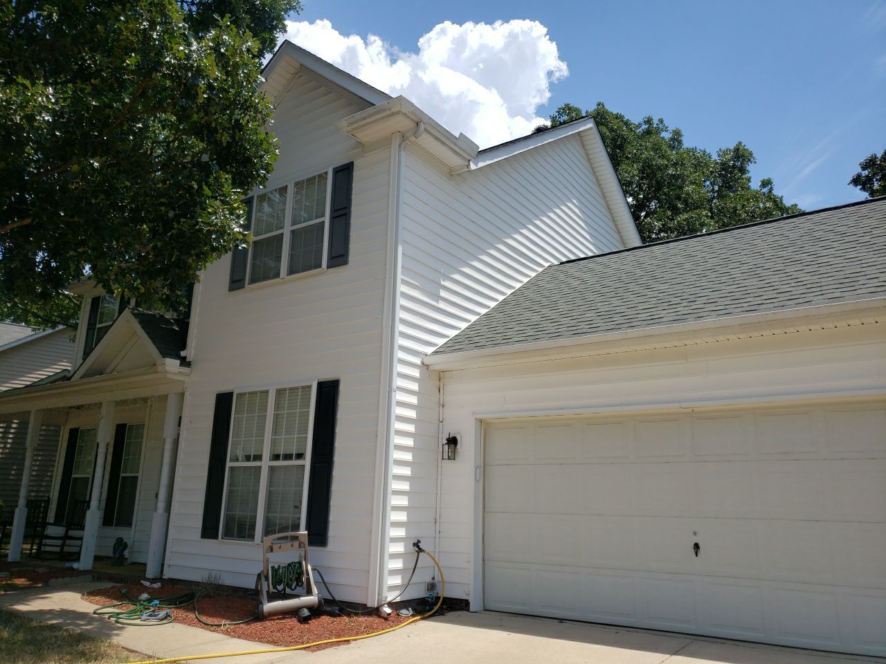 House Wash using cleaner by G&H Home Tech Pros LLC