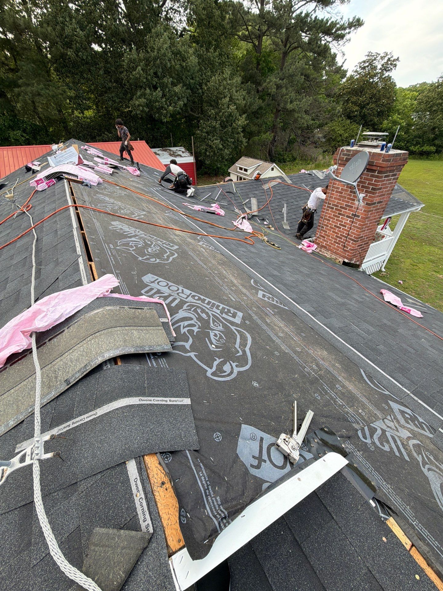 Complete Architectural Shingle Roof Replacement Project in Hudgins by Cade Construction