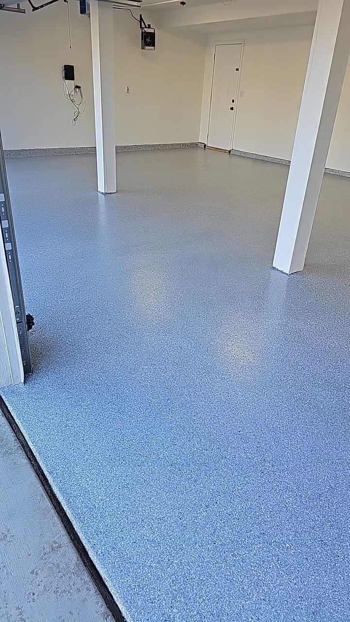 Garage Transformation using Ash Hybrid by Croc Coatings, LLC