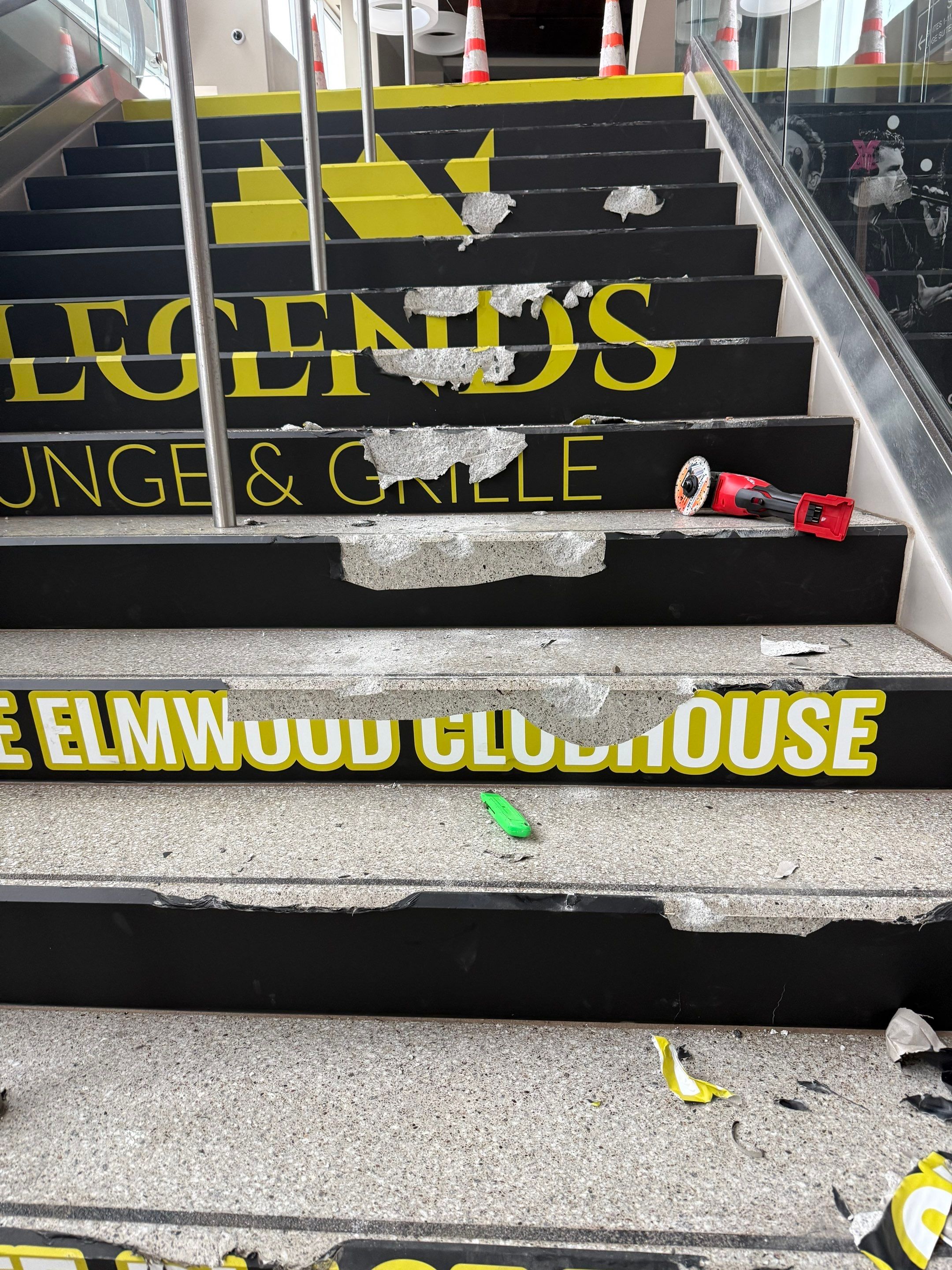 Concrete Stair Tread Restoration and Safety Upgrade in Sioux Falls by Select Painting, Coatings & Garage Cabinets