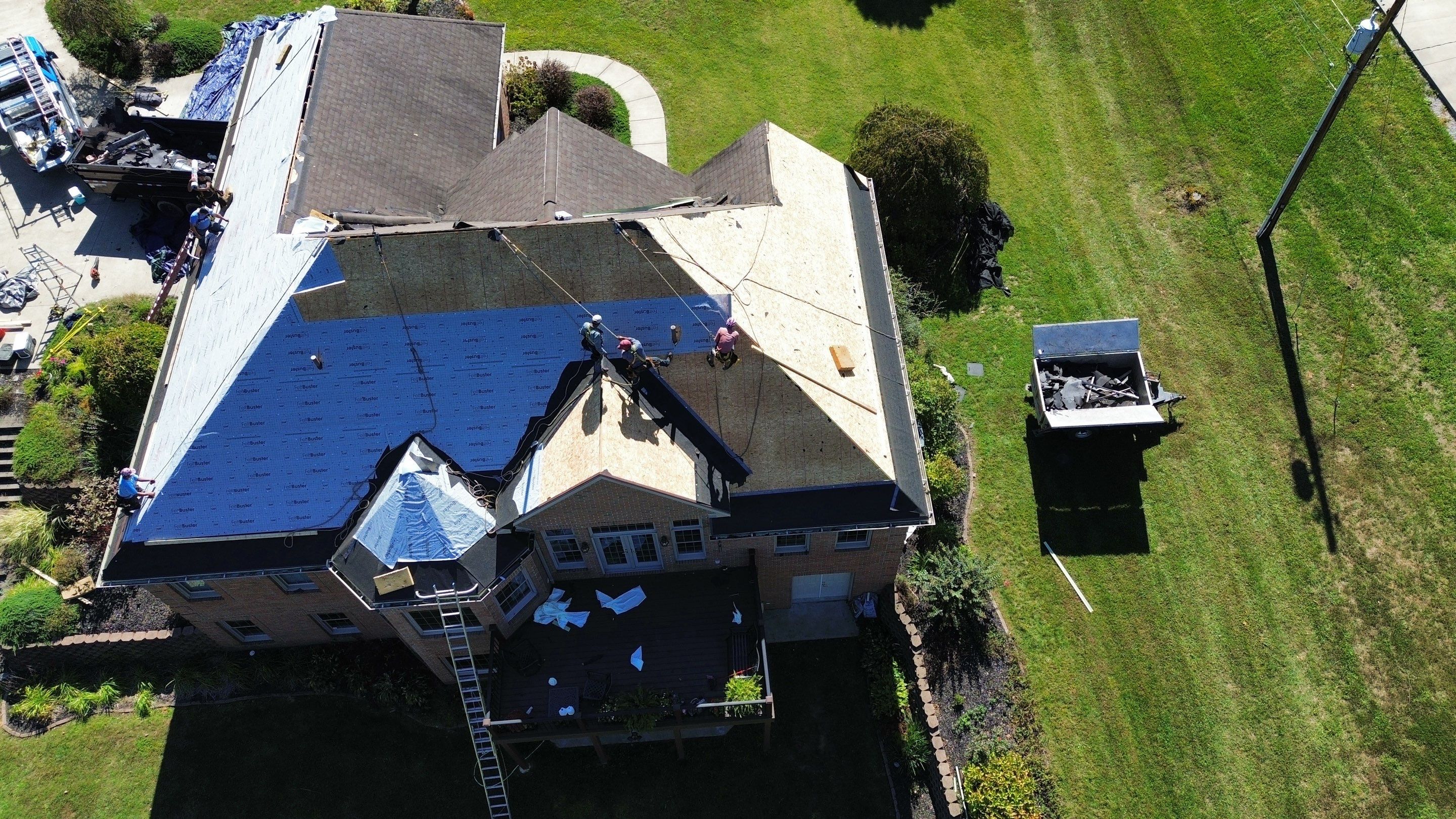 Residential Roofing Installation using Timberline HDZ Shingles - Appalachian Sky by RoofX 