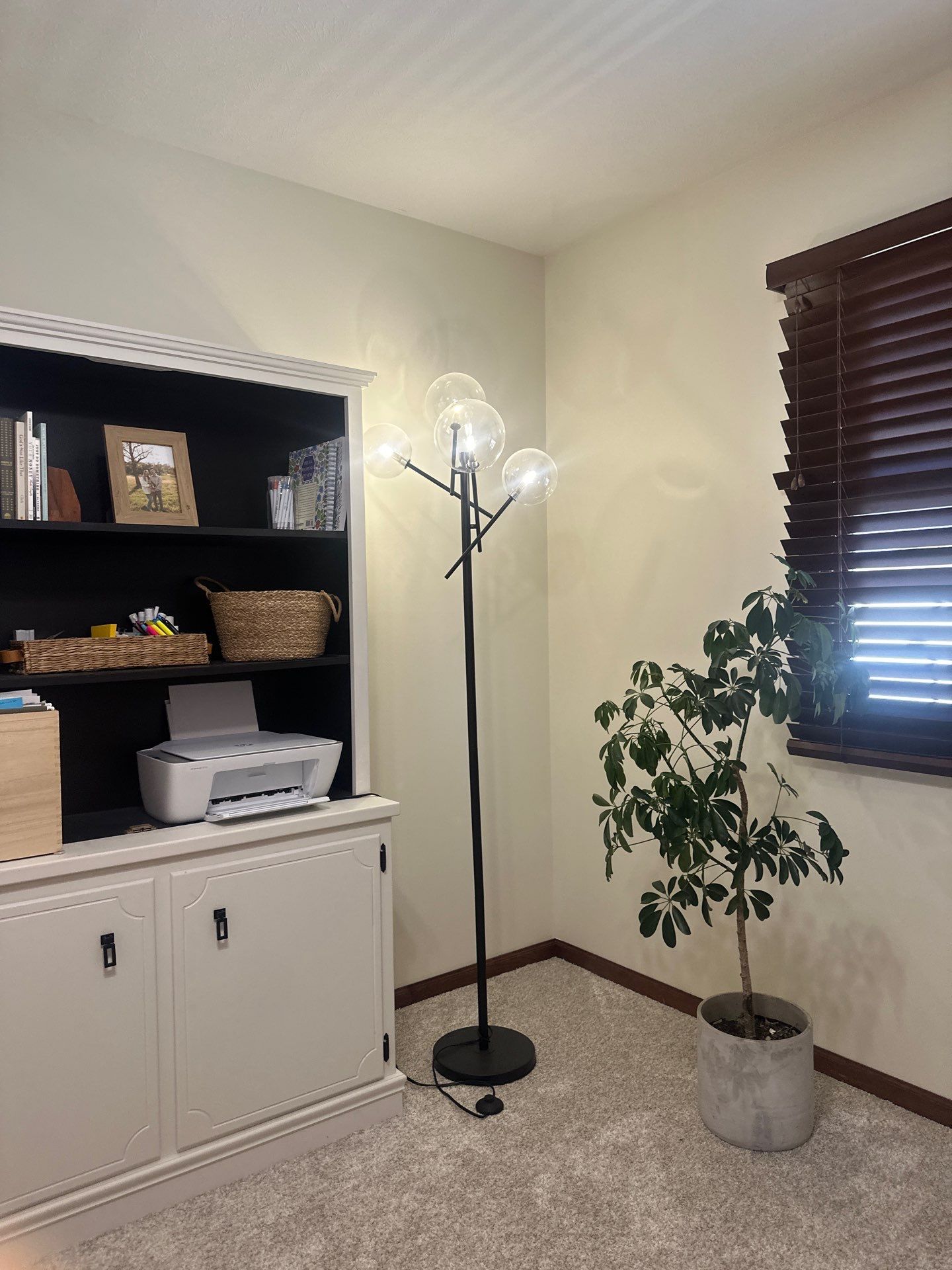 Lincoln Home Office Renovation With Custom Storage and Blinds by CompanyCam Sales Demo