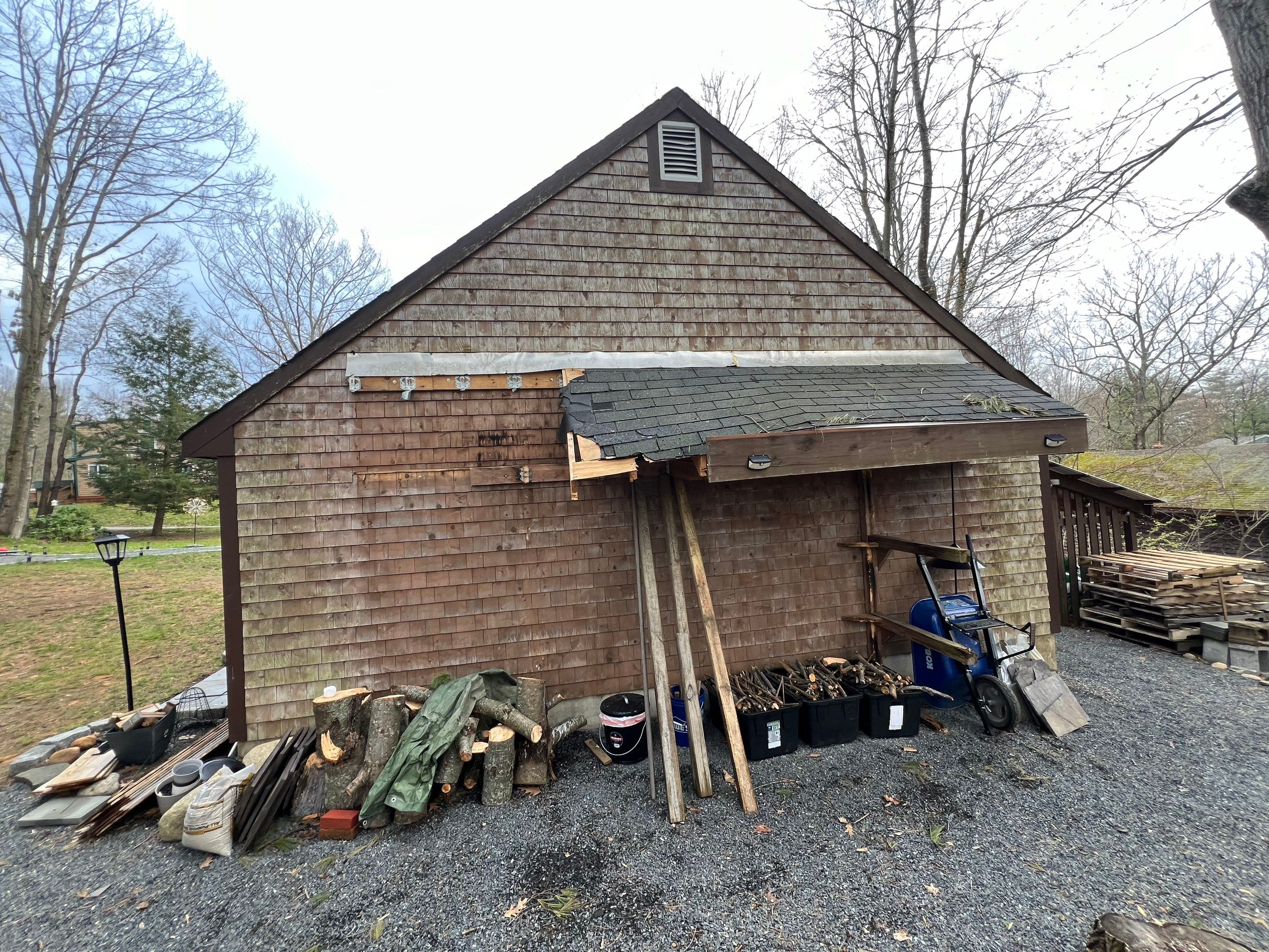 Garage Roof in South Berwick, ME by Tall pine roofing
