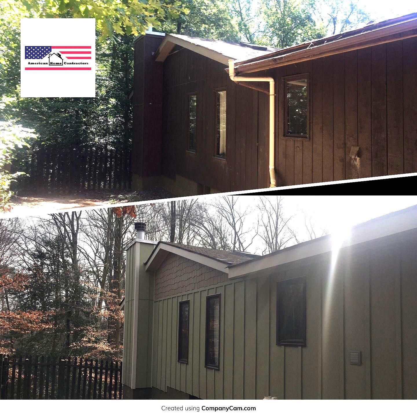 Siding Replacement by American Home Contractors