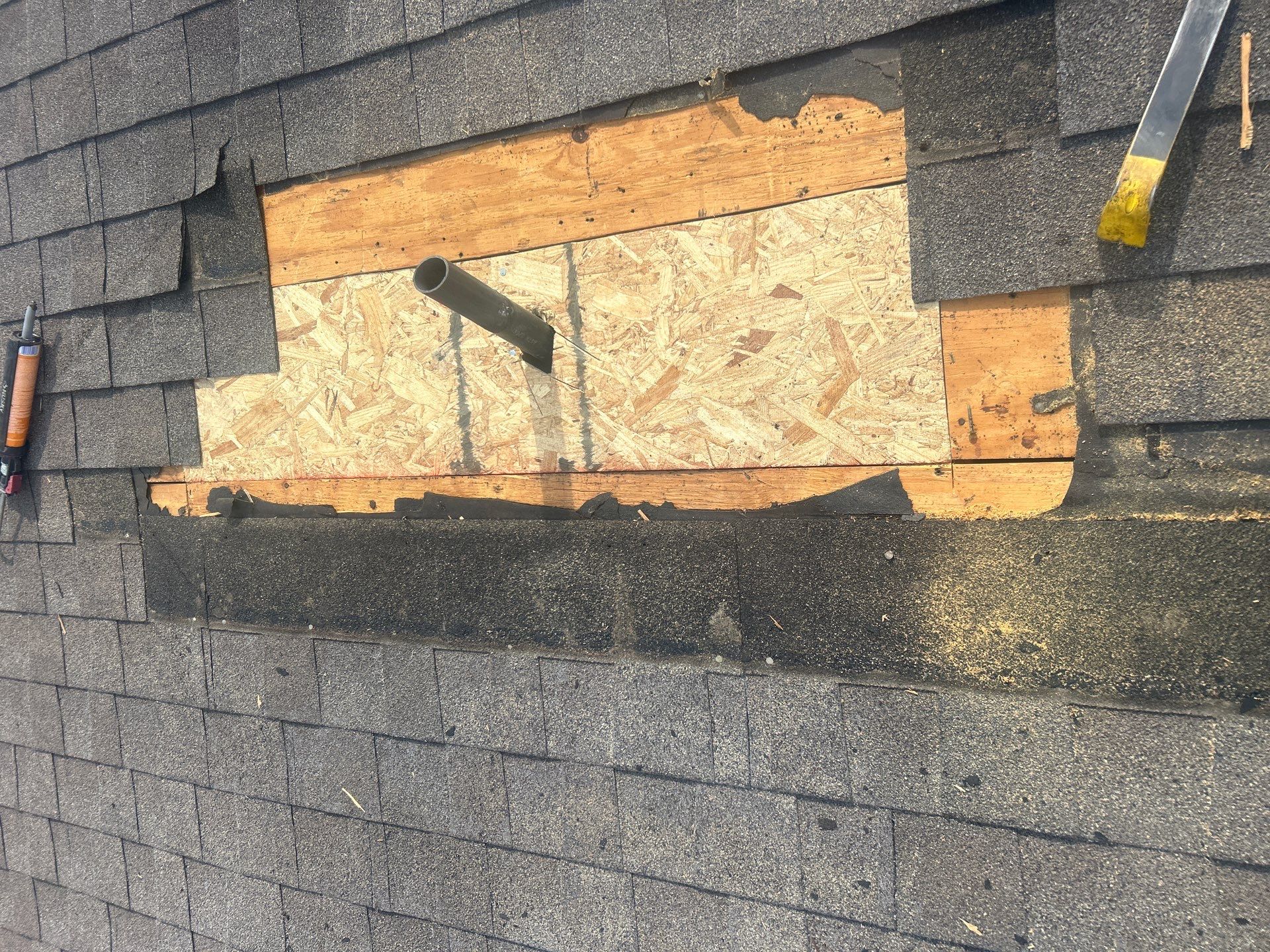 Hail Damage using Owen's Corning Duration (Lifetime) Shingles by Roof Repair Company