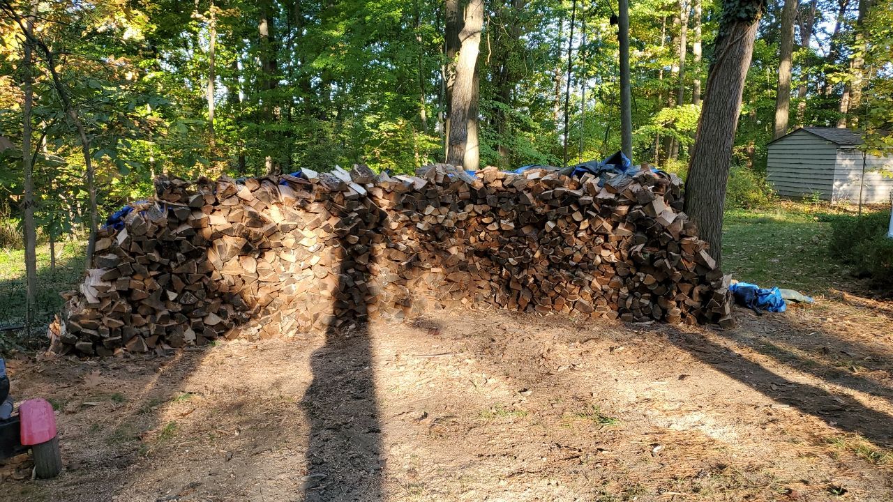 Firewood Delivery  using Seasoned Firewood by Mike Jones & Sons Tree Service LLC 