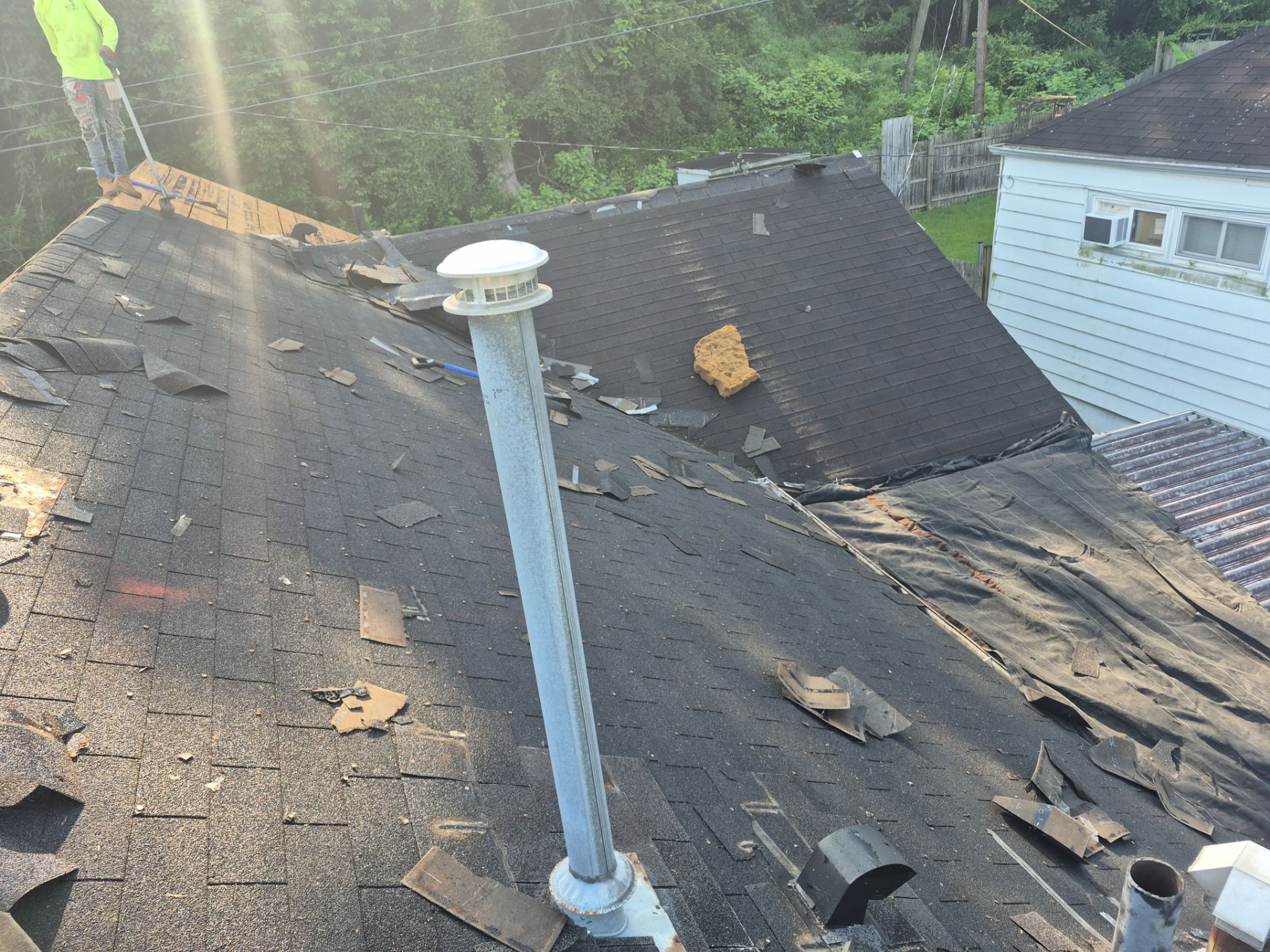 🖤 Sleek. Bold. Built to Last — Granite Black in Portsmouth! by Mr. Roofer