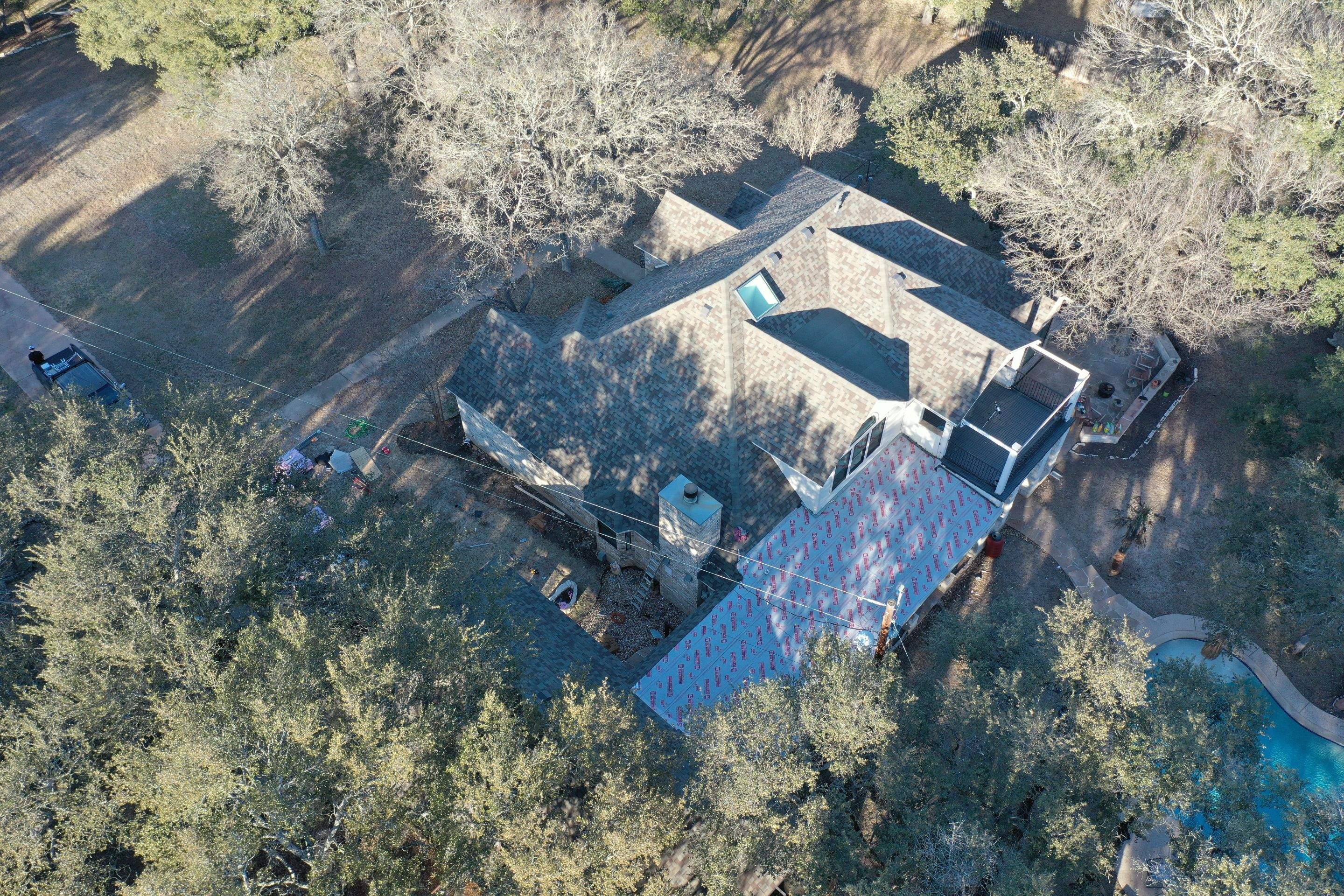 Residential Roof Replacement using Owens Corning Duration by Action Exteriors Austin