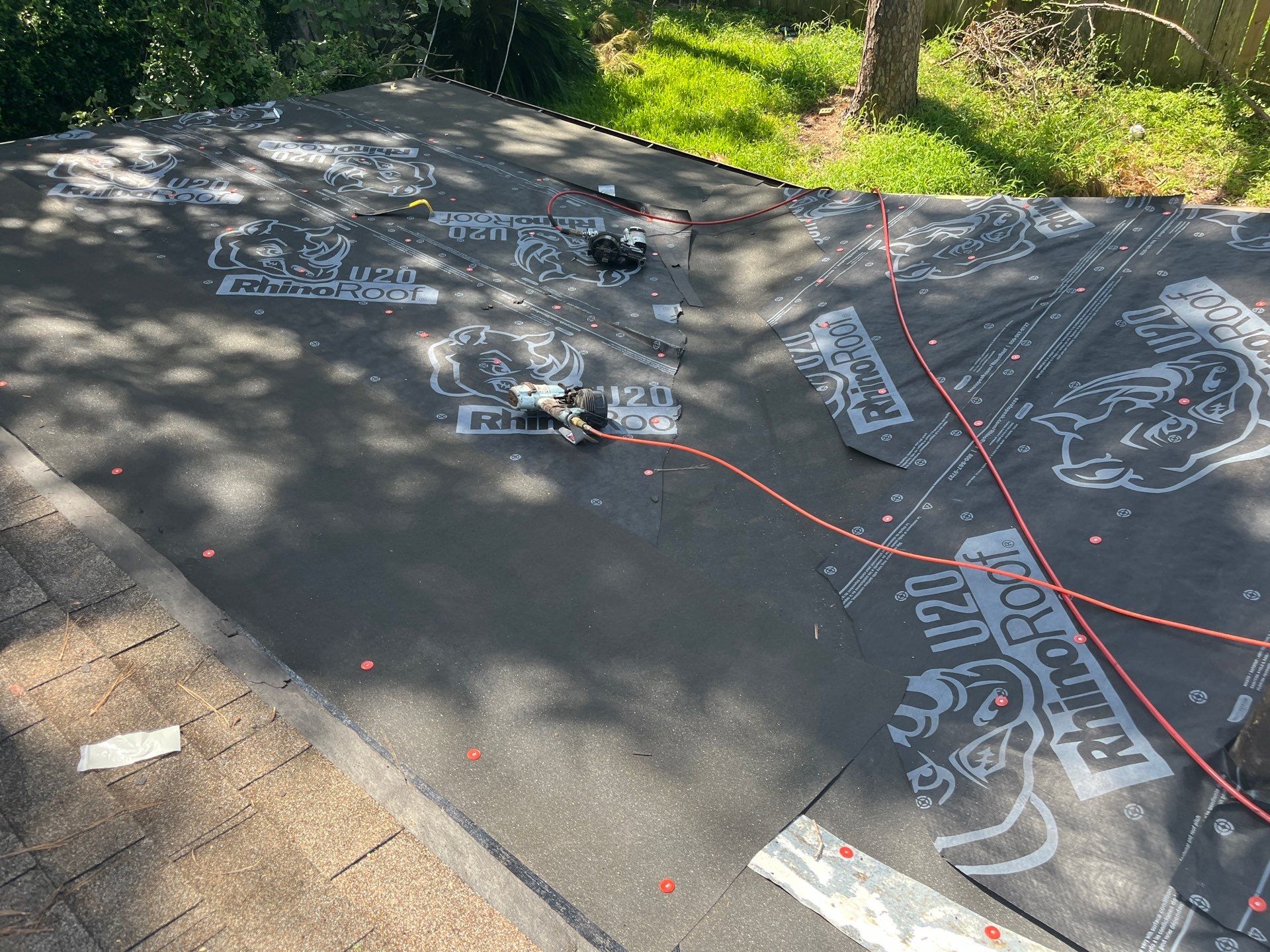 Residential Roofing Installation using Owen's Corning Duration (Lifetime) Shingles by Roof Repair Company