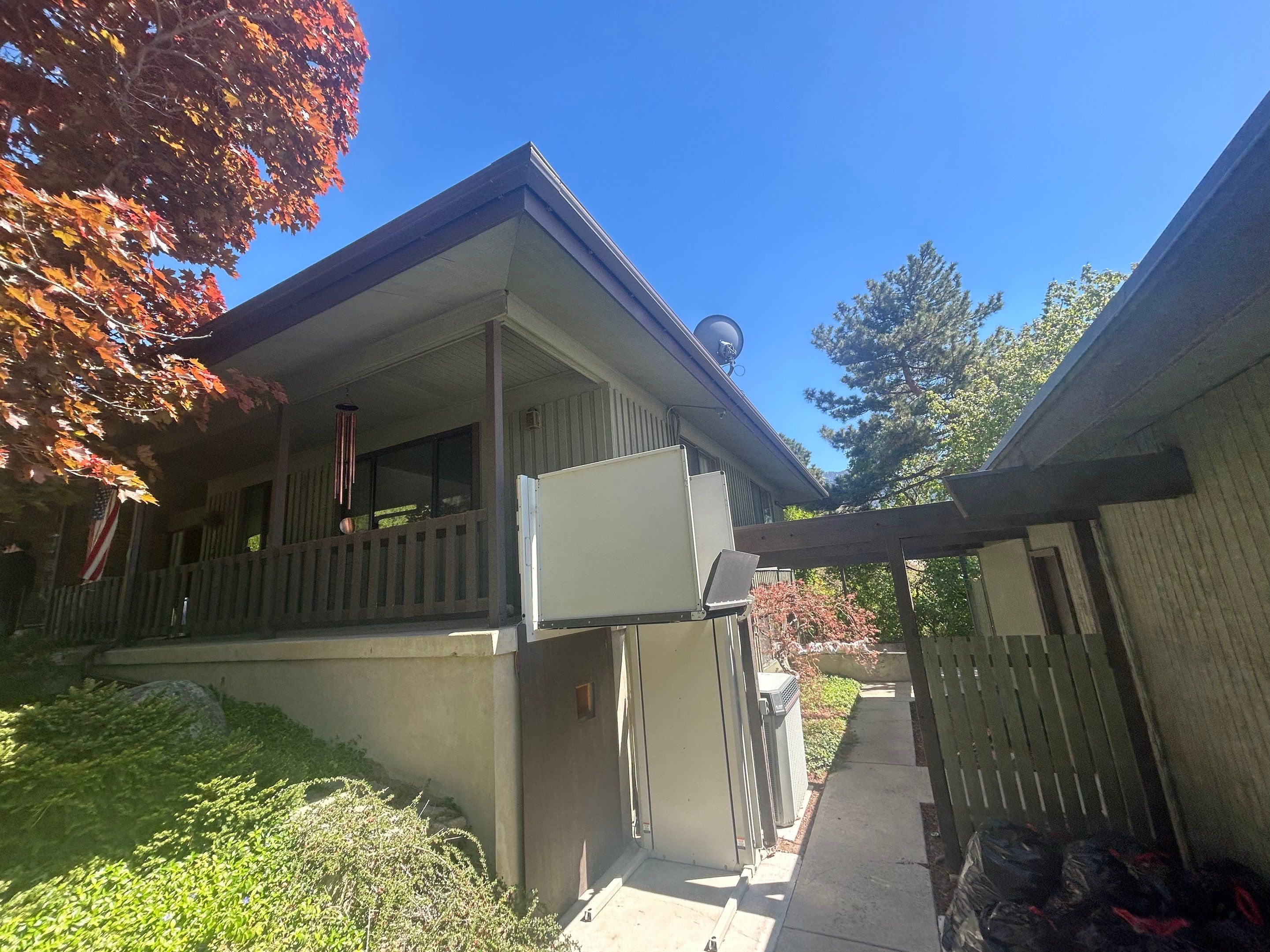 Complete Hardie Colorplus Board and Batten replacement with Custom Soffit Transformation in Sandy by Ideal Siding Utah
