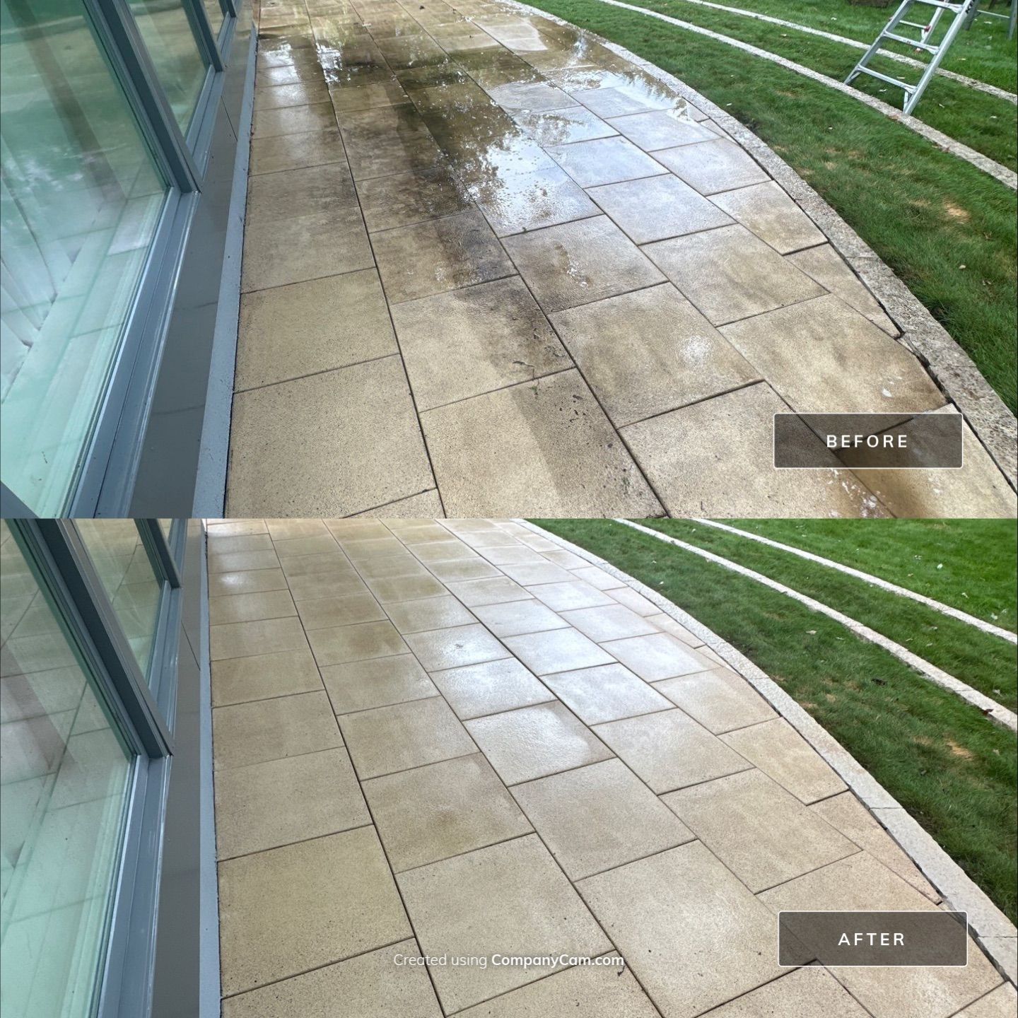 Project in Winnetka by Simmons Power & Soft Washing