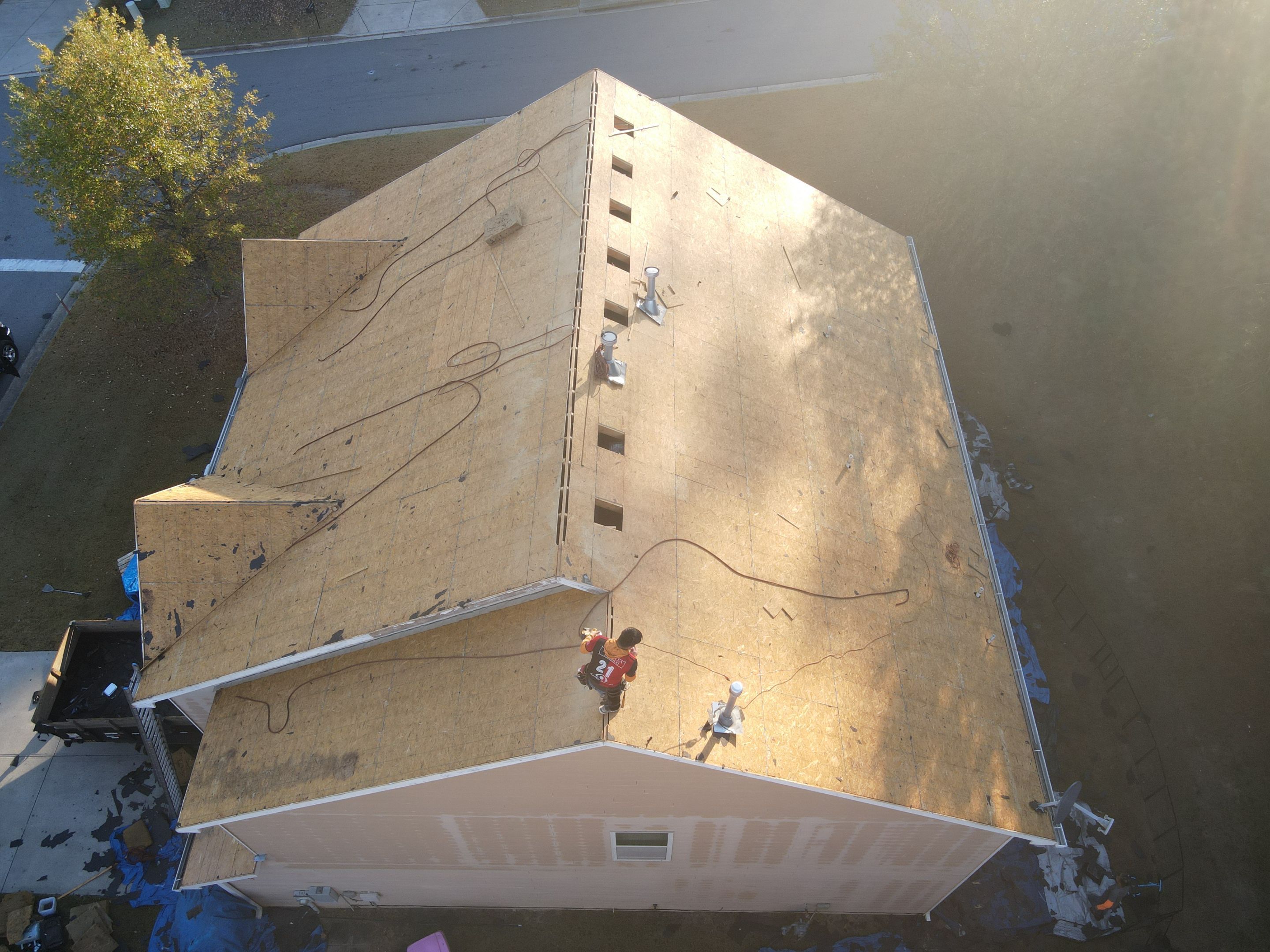 Residential Roofing Installation using Owens Corning by Inspector Roofing and Restoration