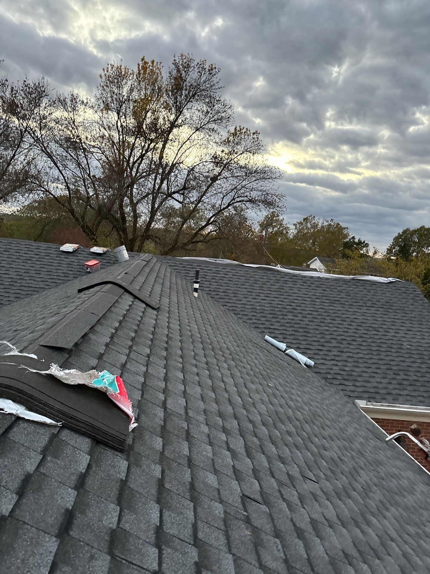 Residential Roofing Installation using Timberline UHDZ Shingles - Pewter Gray by RoofX 