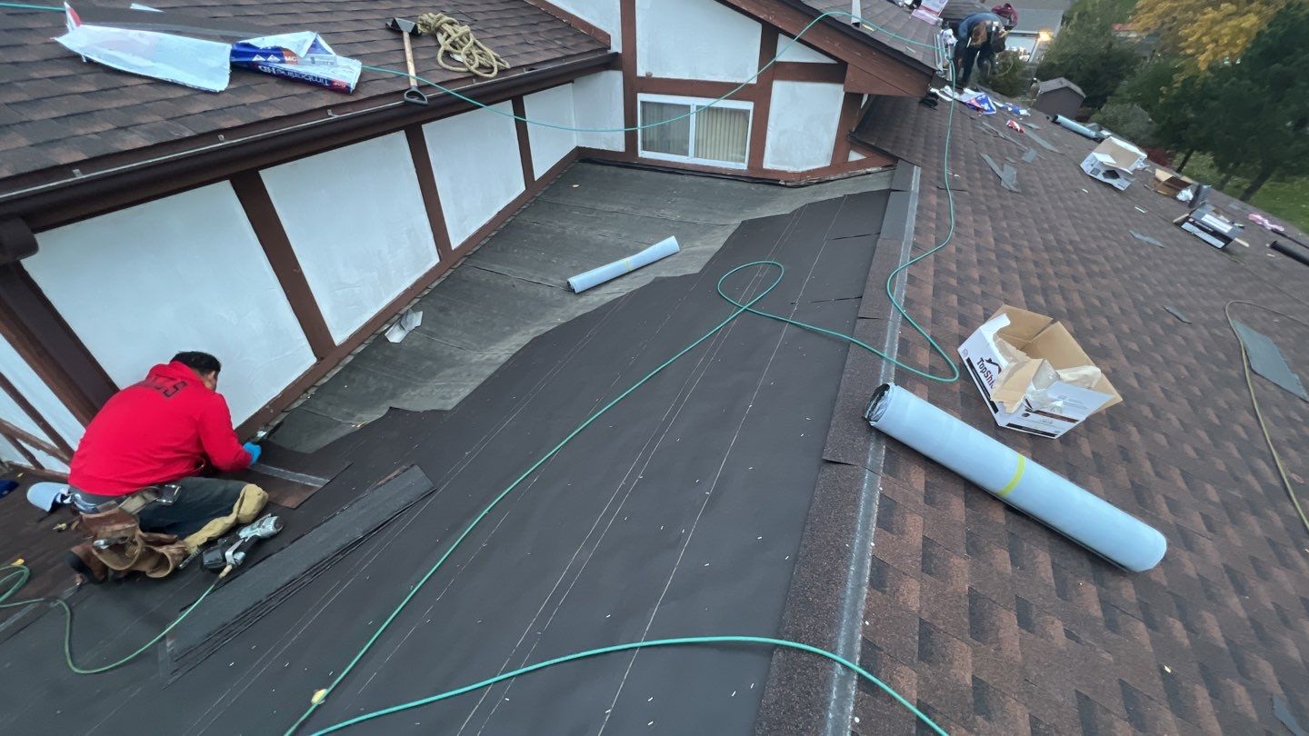 Multi-family unit roof replacement by Pro Home Services Inc
