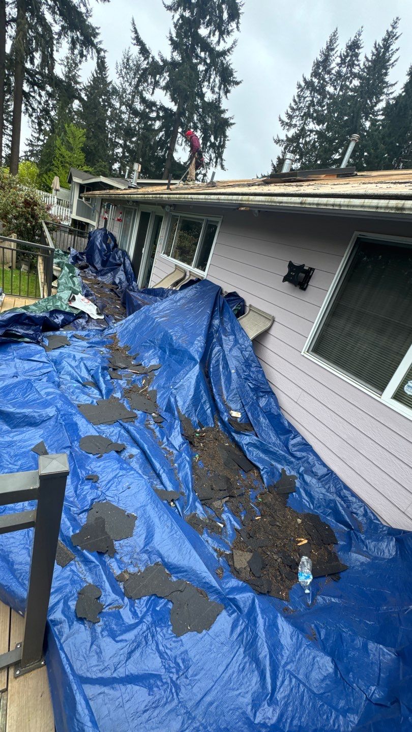 Residential Roofing Installation using GAF UHDZ Shingles by Roofing Formula LLC
