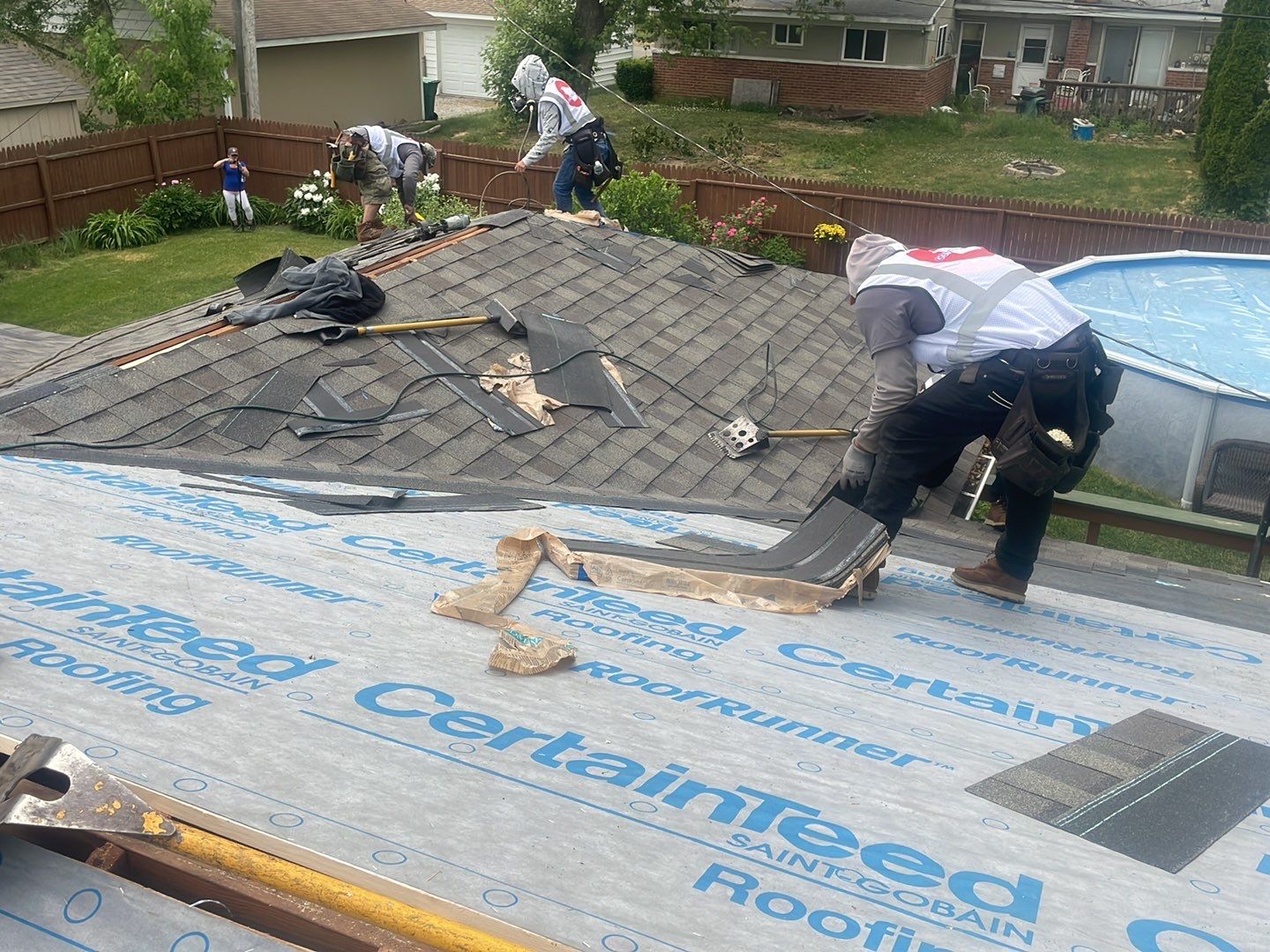 Roof Replacement using CertainTeed Landmark by 180 Contractors
