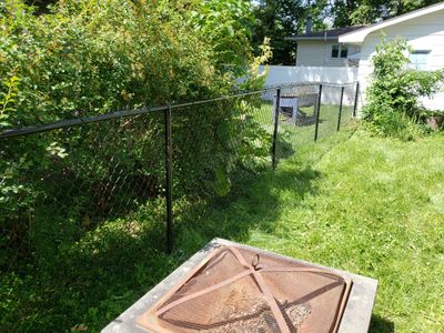 Black Chain Link Perimeter Fence and Gate Installation in Cedar Falls