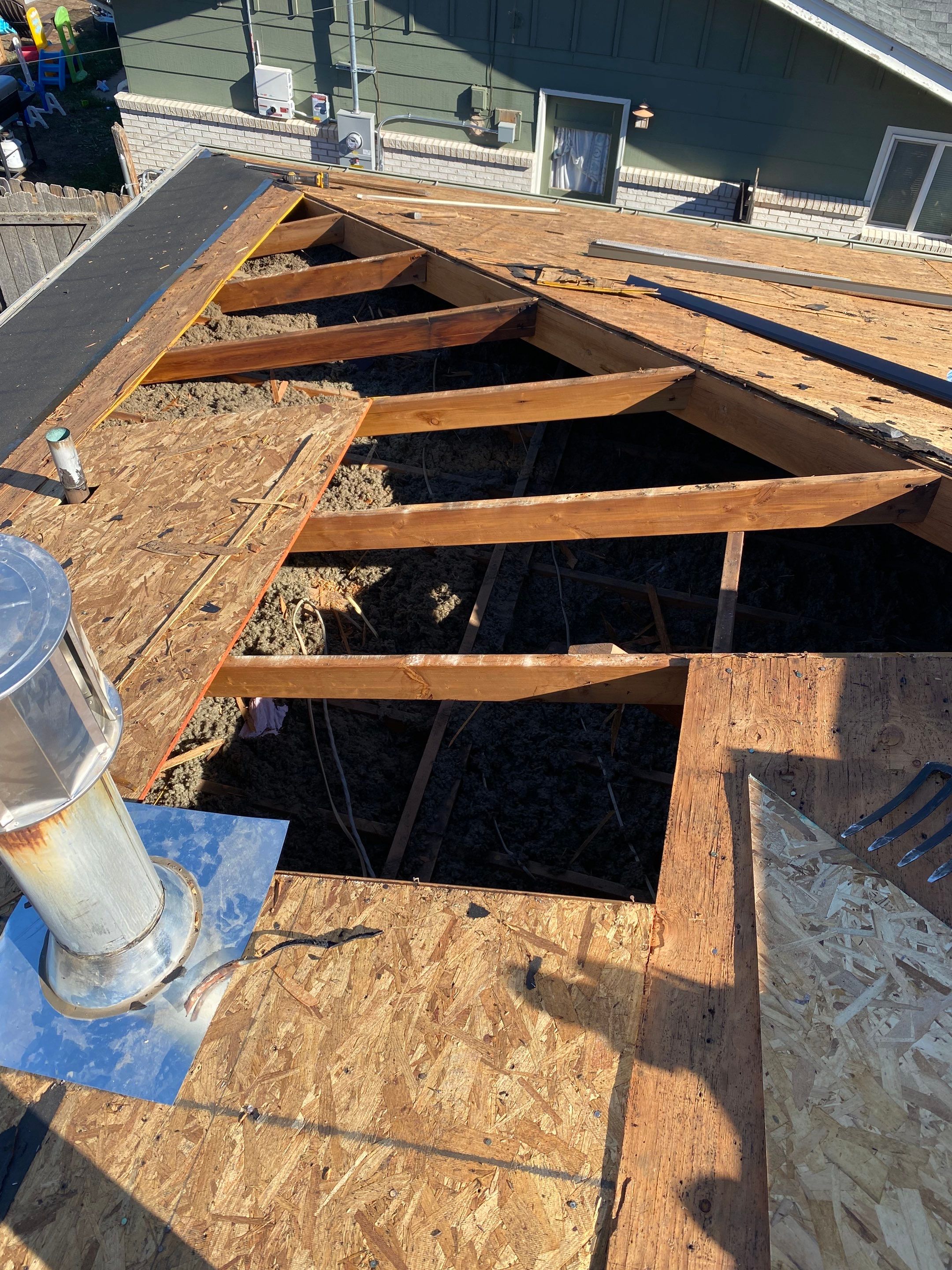 Re-Roof Due to Hail Storm  by Black Belt Roofing 