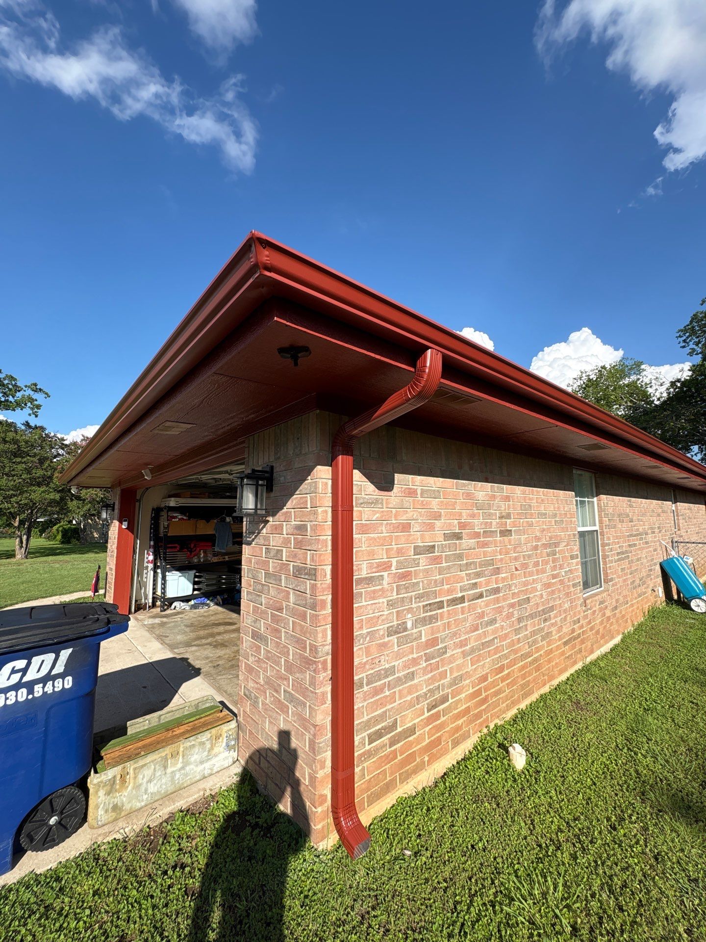 Gutter Installation on Referred Neighbor by Action Exteriors Austin