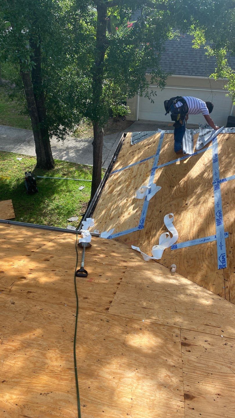 Residential Roofing Installation using Roof Replacement by American Roofing & Construction LLC