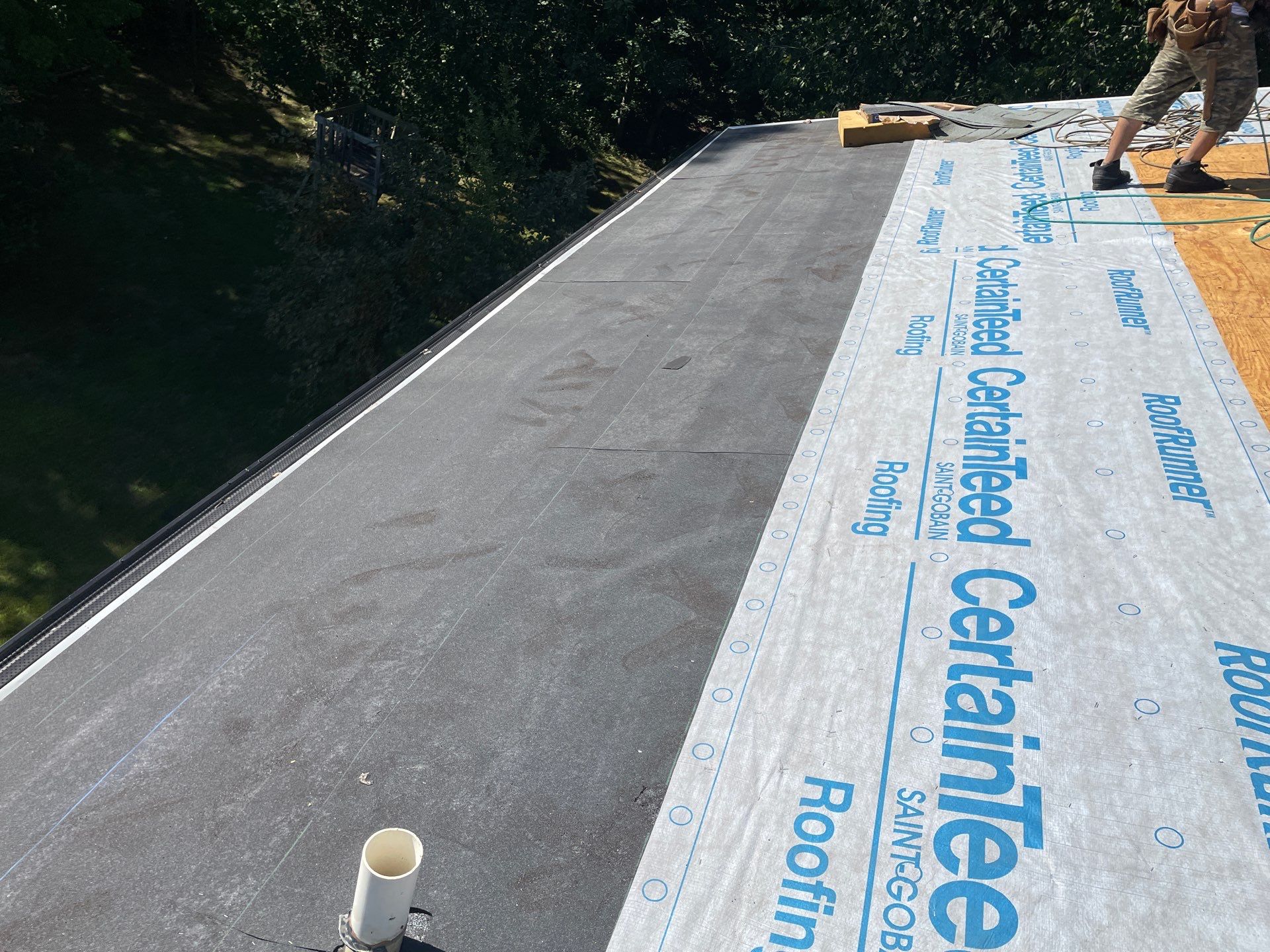 Roof Replacement using CertainTeed Landmark by 180 Contractors