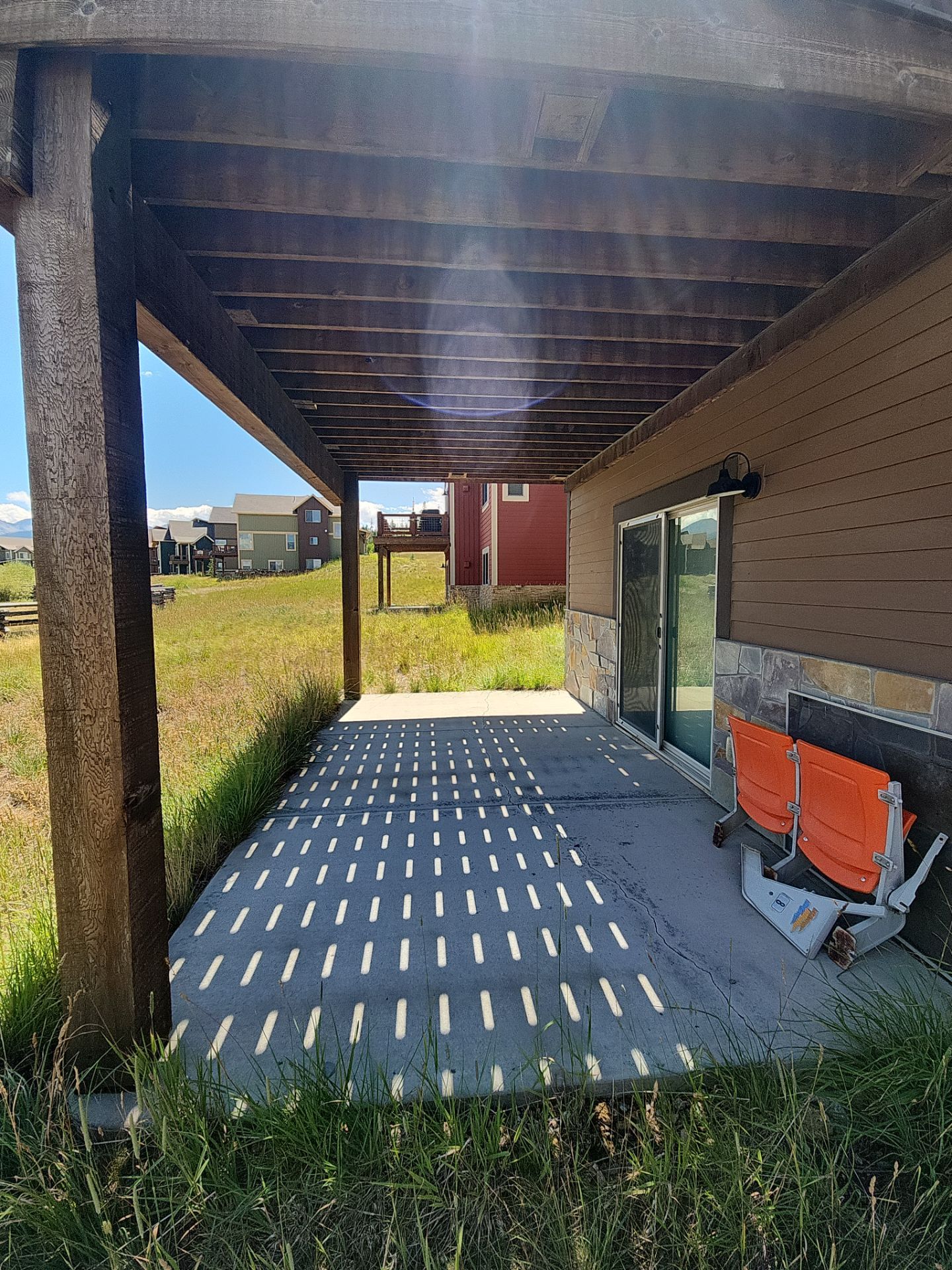 Exterior Painting Using Stain by Wheatley Creek Services