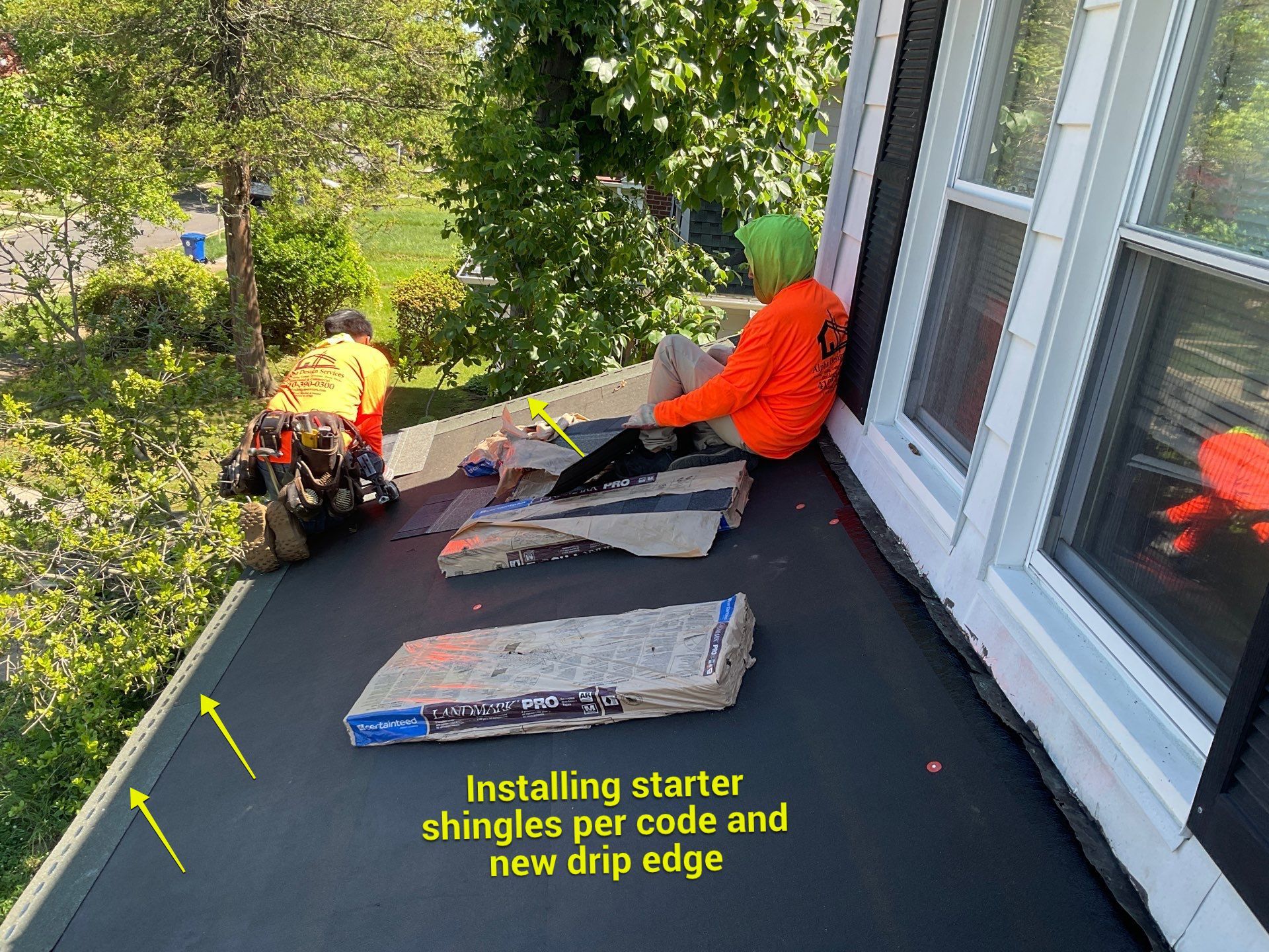 Roof Replace Porch by Alpha Design Services