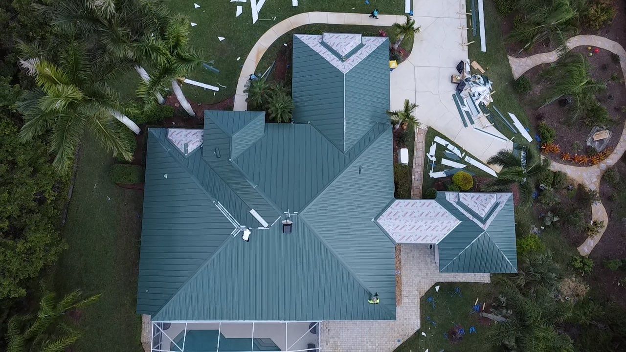 Kynar (Color Coated) Standing Seam Metal Roof Replacement by Sailfish Roofing
