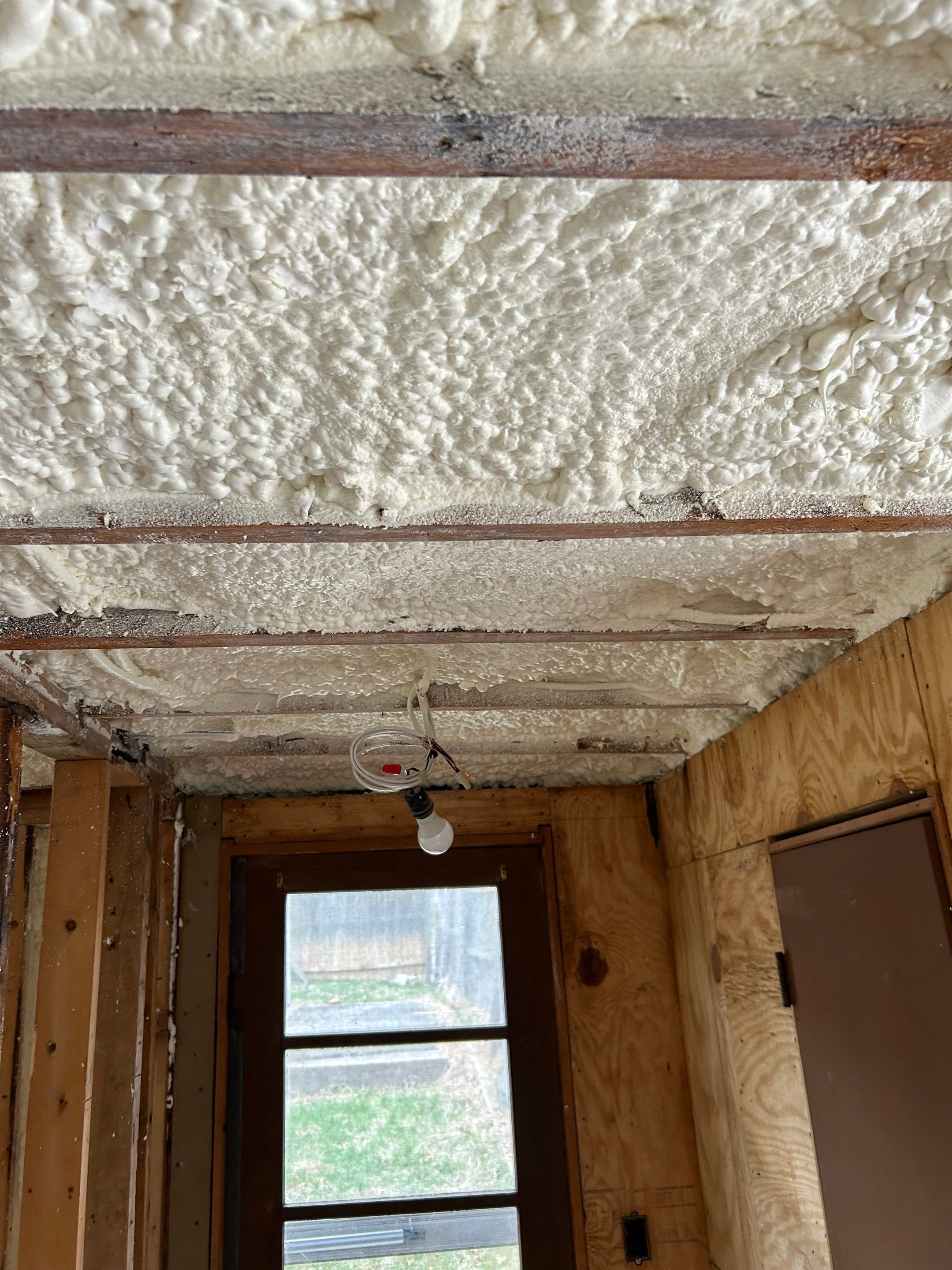 Mesko-Insulating a remodel with sprayfoam by Burke Home Services