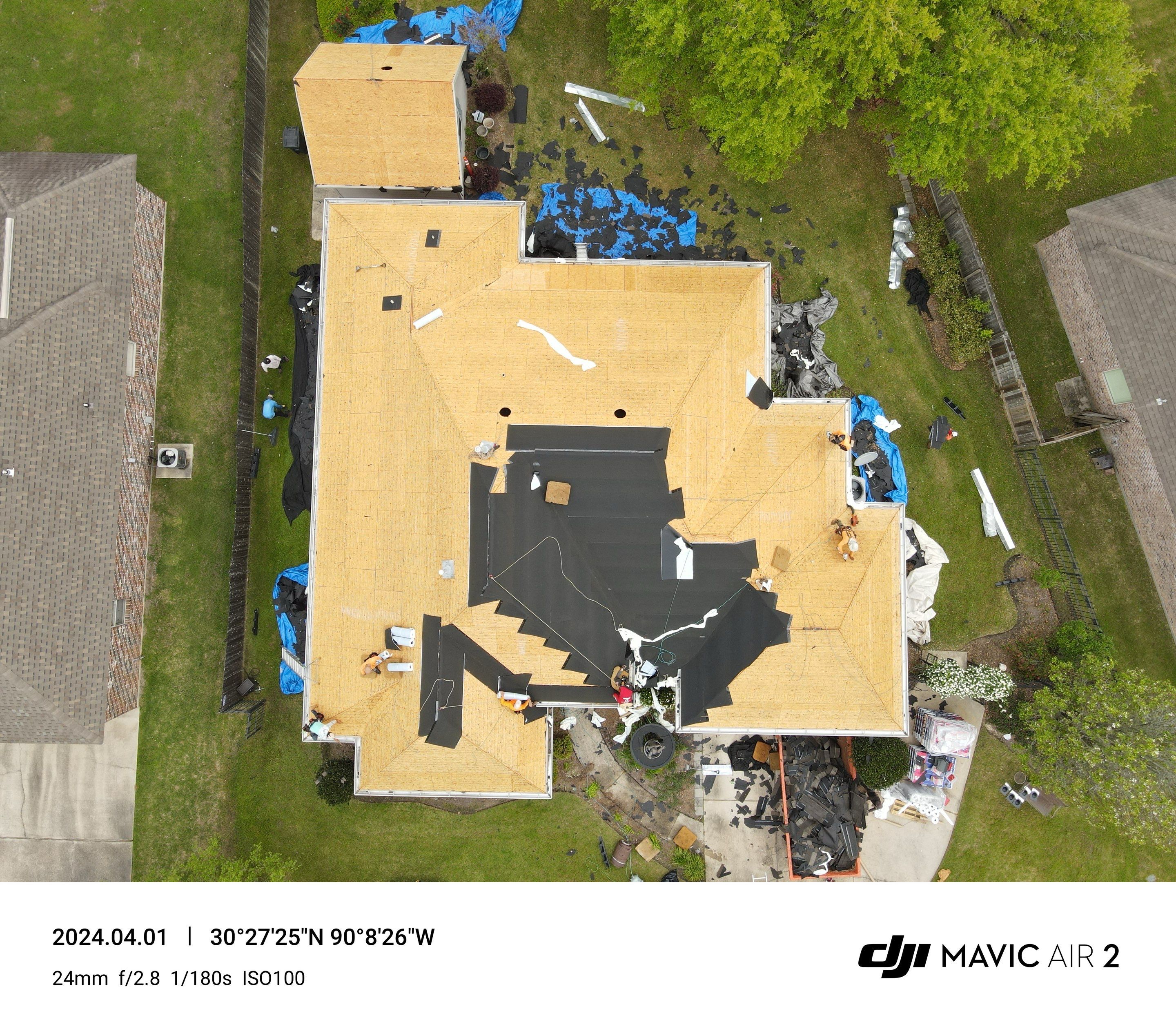 IBHS Fortified Residential Roofing Installation using GAF Timberline HDZ Slate Algae Resistant Laminated High Definition Shingles by Bergens Roofing