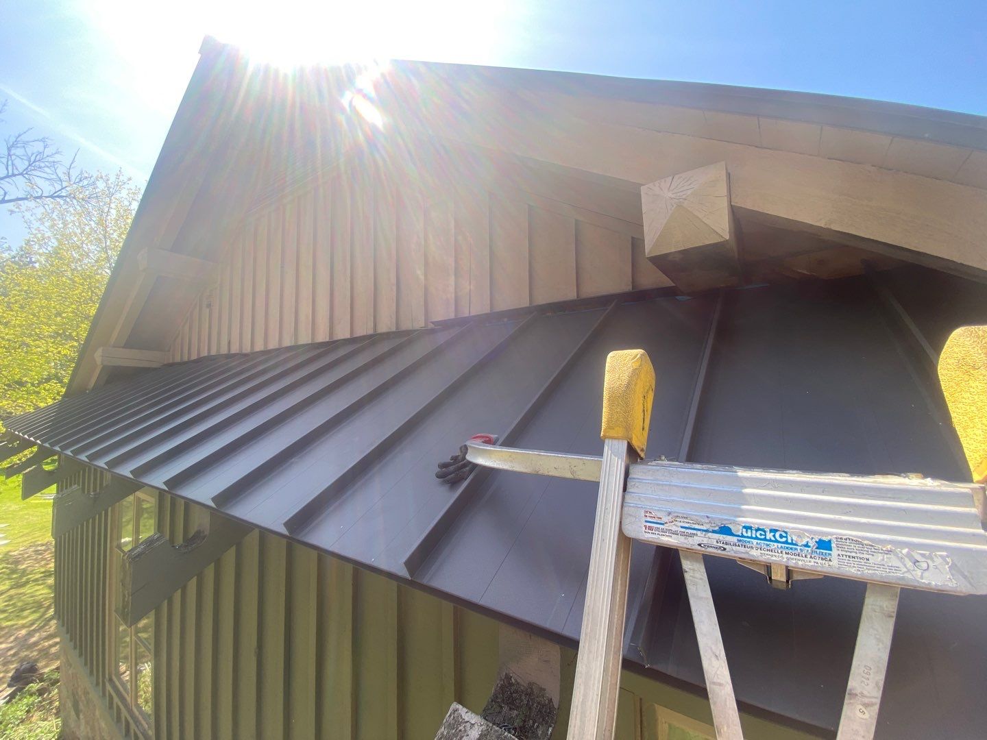 New Roof Installation using 16" Standing Seam Panels by Jay Carter Roofing & Sheet Metal